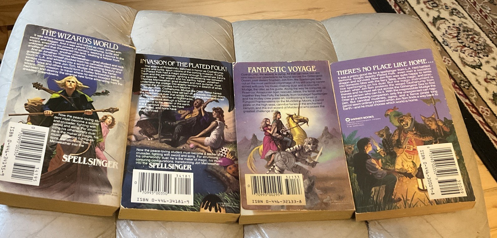 Lot 4 Spellsinger Saga 1-3 & 8 By Alan Dean Foster Fantasy Warner Bks 2 Are 1/1