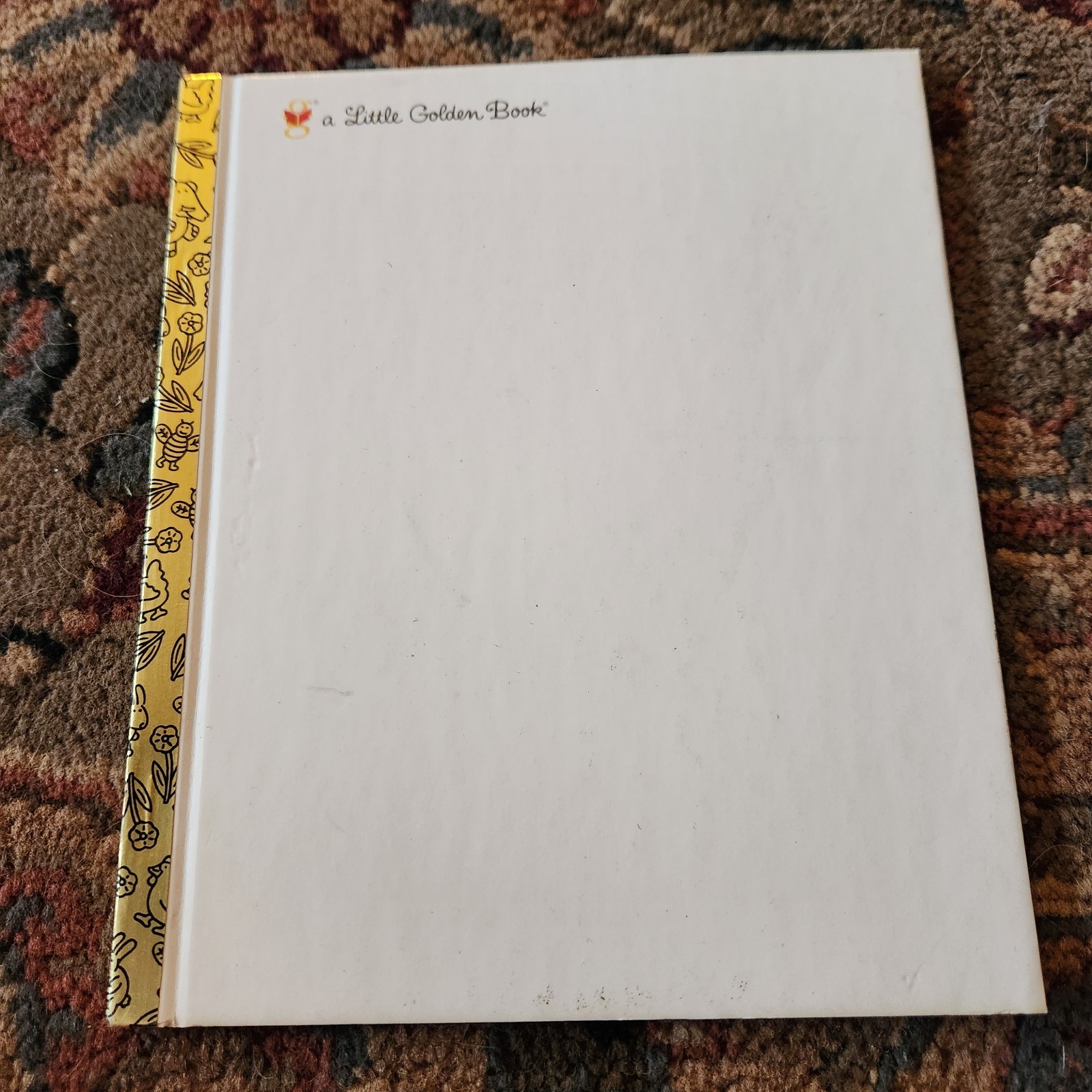 “A Little Golden Book” w/Blank Pages*Rare Unique Notebook*Write Your Own Story*N