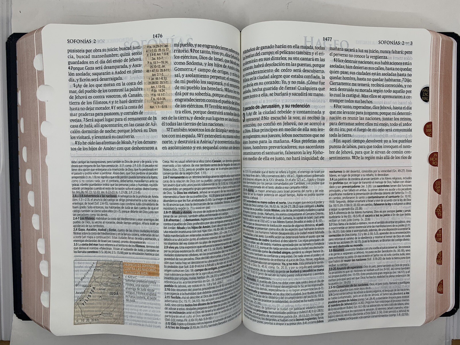 BIBLIA DE ESTUDIO TEOLOGICO TAPA DURA CON INDEX REINA VALERA 1960