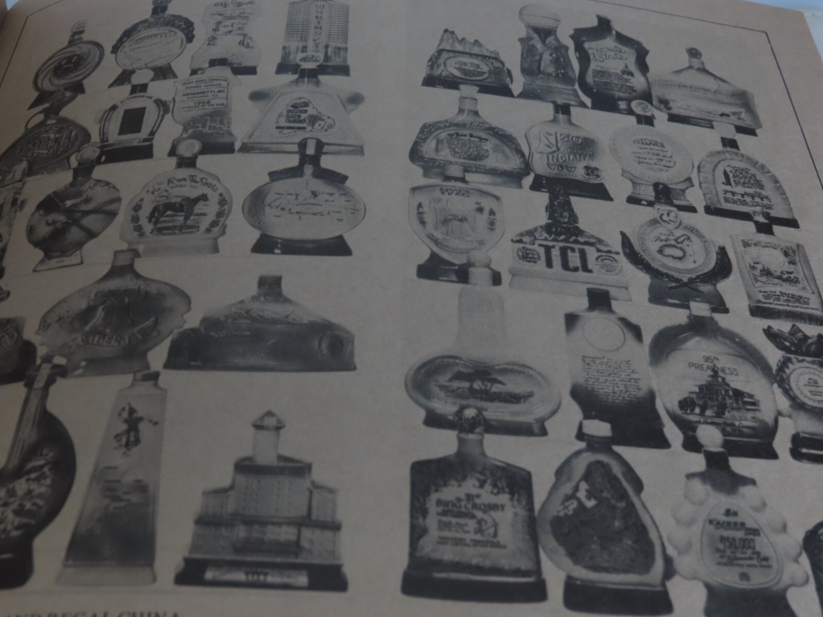 The Story of Jim Beam Bottles Identification & Price Guide Book 1972-73 Cembura
