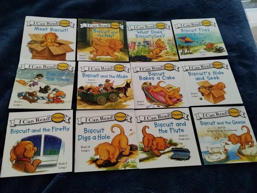 Biscuit Books,I Can Read, Phonics,Lot Of 12(,Long Vowels)- small size