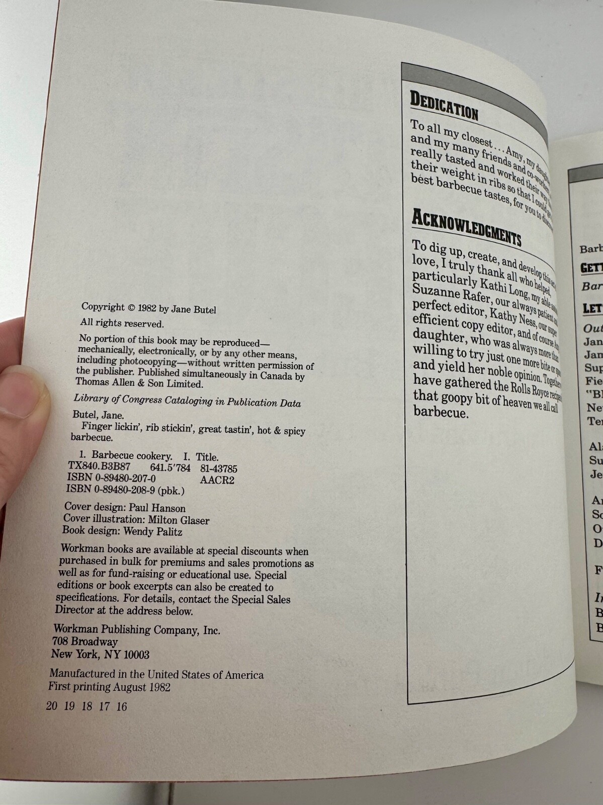 Finger Lickin’, Rib Stickin’, Great Tastin’ Hot and Spicy Barbecue by Jane Butel