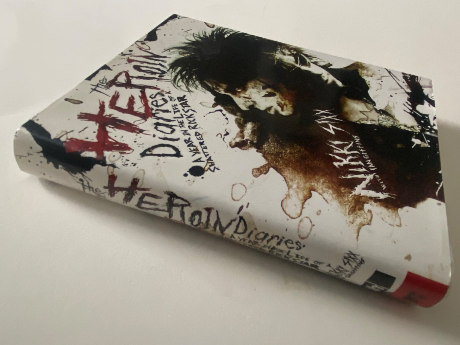 SIGNED Nikki Sixx : The Heroin Diaries 2007 1st Ed / 1st Print HCDJ ~ ACCEPTABLE