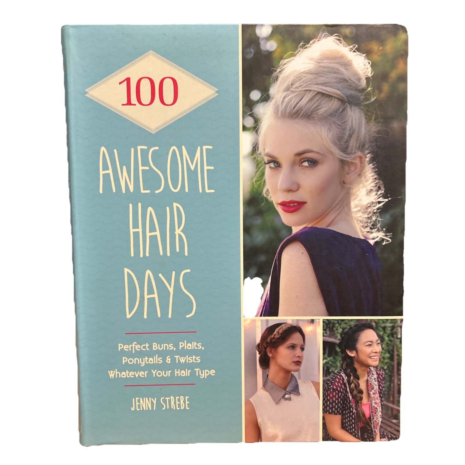 100 Awesome Hair Days by Jenny Strebe (Paperback 2015) K68g4