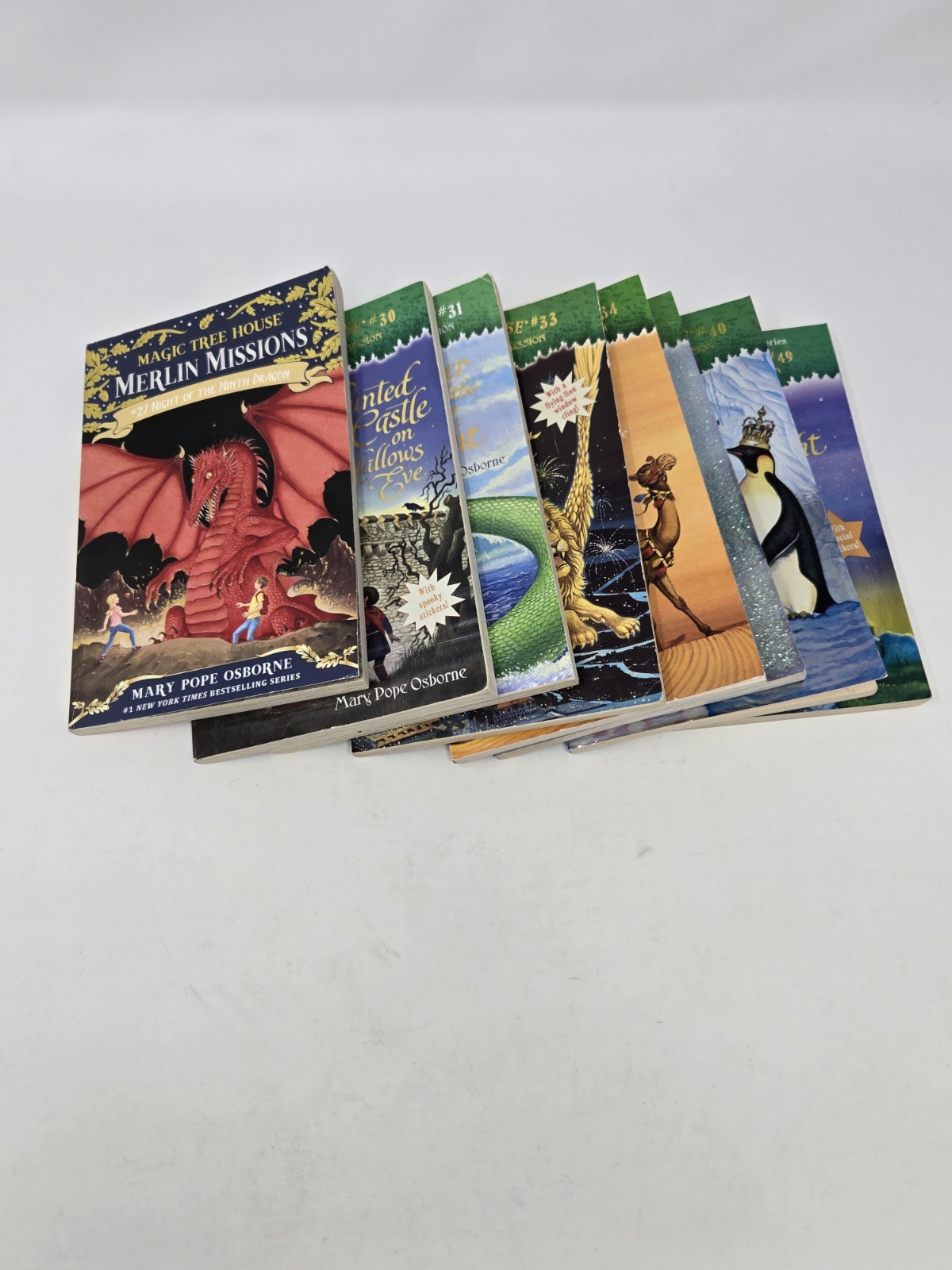 MAGIC TREEHOUSE MERLIN MISSIONS PAPERBACK BOOK LOT OF 8 VARIOUS TITLES ADVENTURE