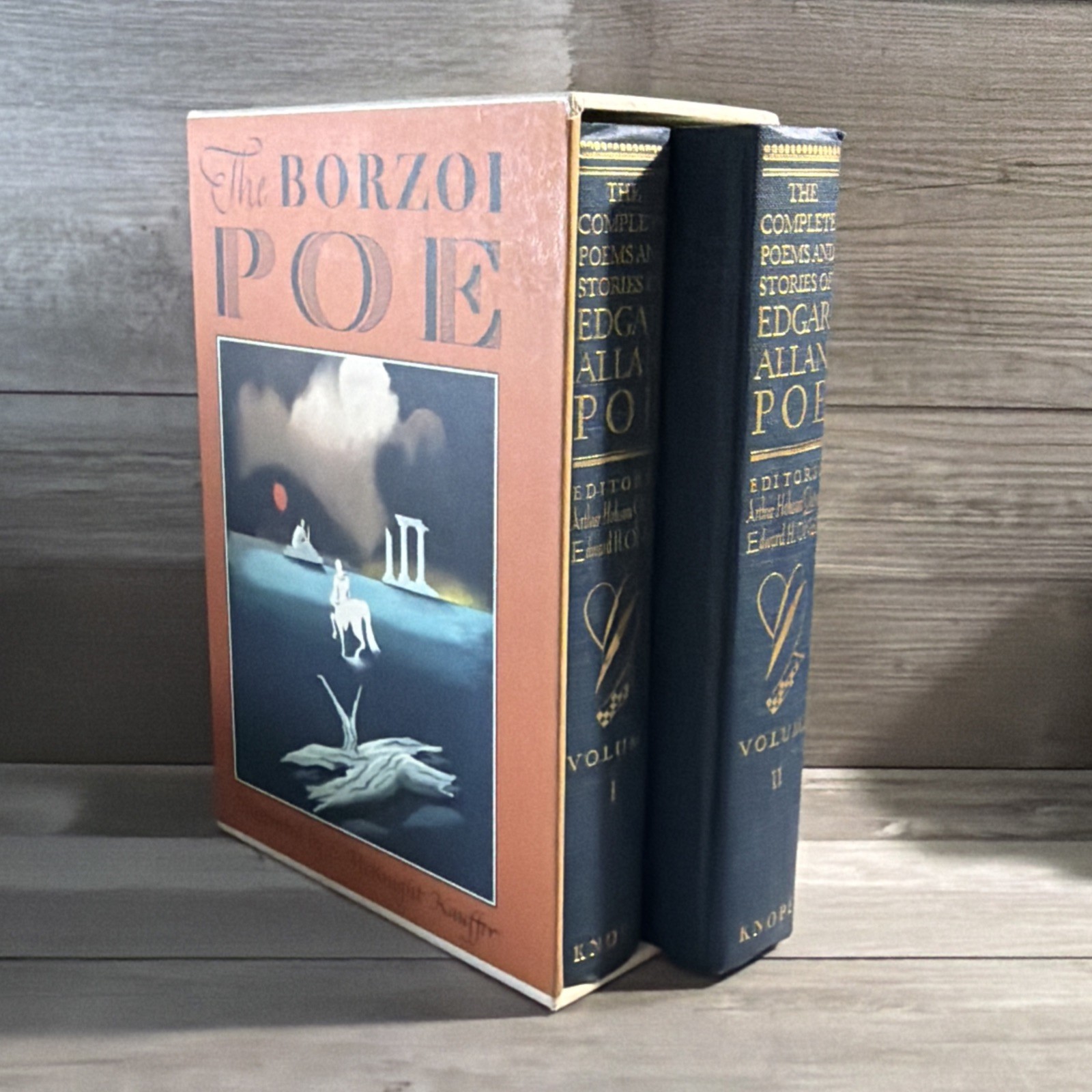 THE BORZOI POE Complete Poems and Stories Of Edgar Allan Poe 2 Vol Box Set 1982