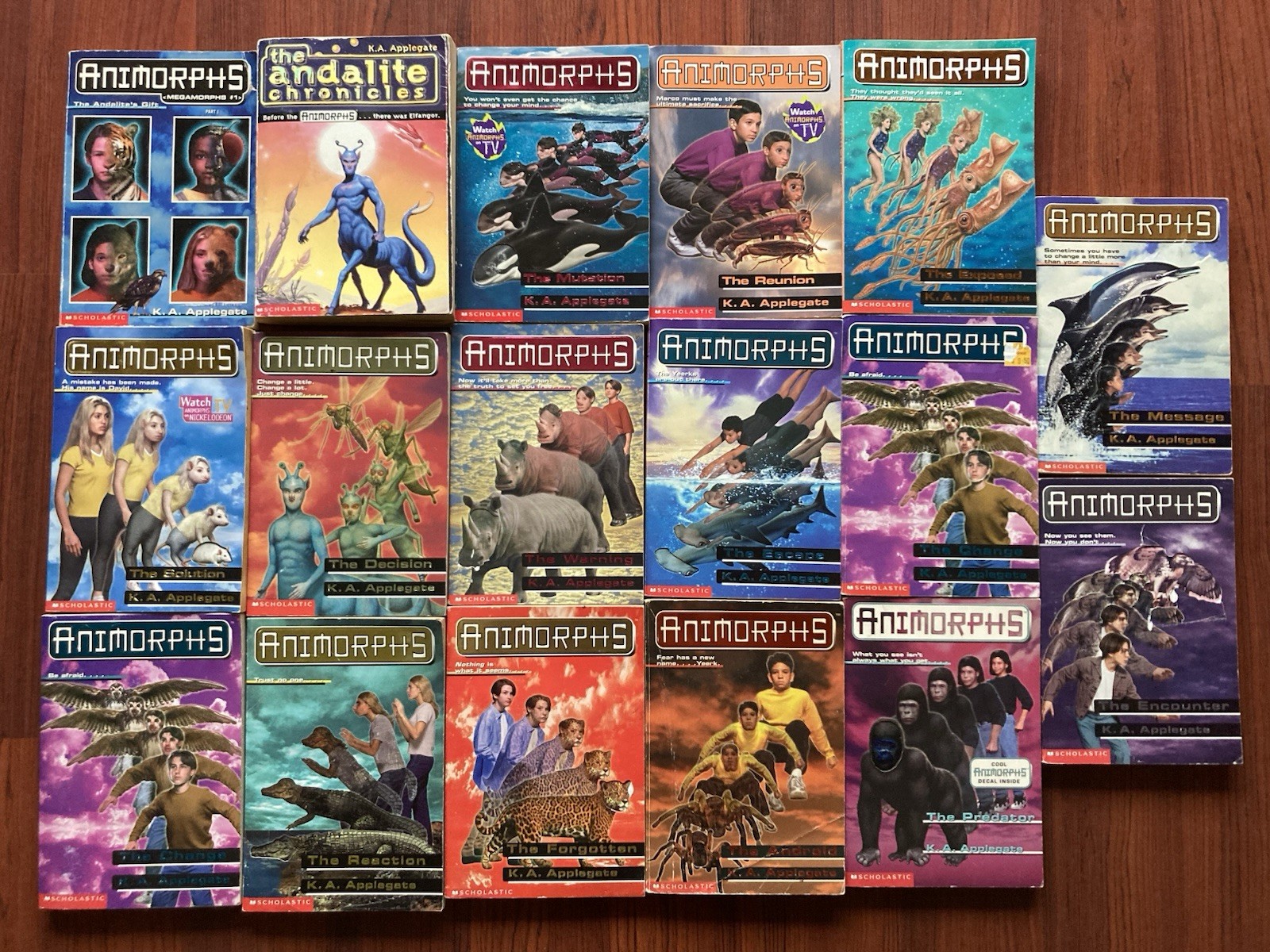 Animorphs K.A. Applegate Mixed Book Lot Scholastic Book Market Special Edition