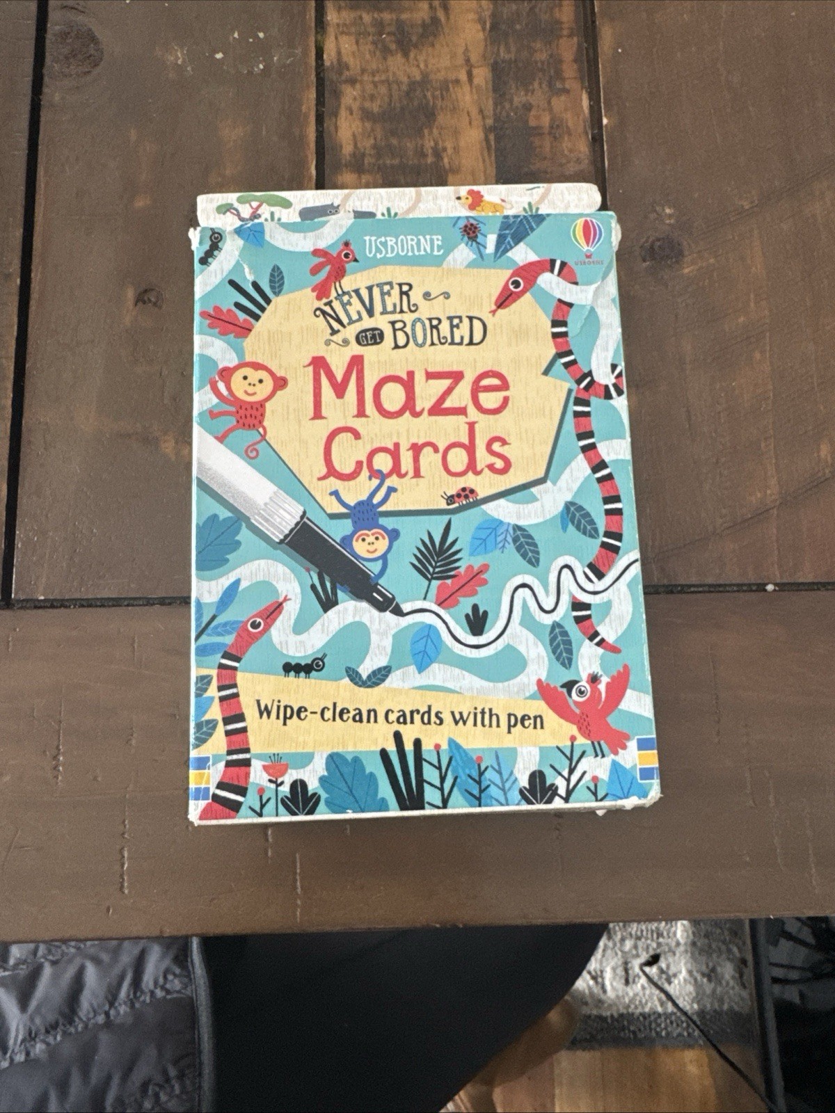 Maze Cards- Wipe Clean Cards With Pens
