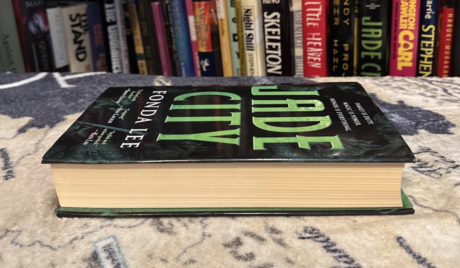 Jade City – Fonda Lee (Hardcover) True First Edition/Print, 1st/1st, $26.00, G