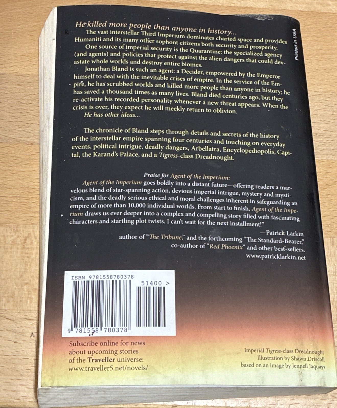 Agent of the Imperium: Traveller Universe Story (Marc Miller SIGNED Softcover