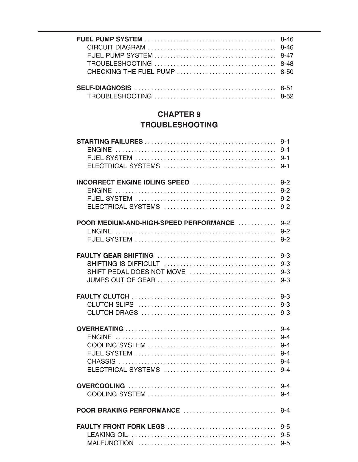 YAMAHA YZF-R6R YZF-R6SR YZF-R6RC YZF-R6SRC Service Manual 2002, FOLDOUTS