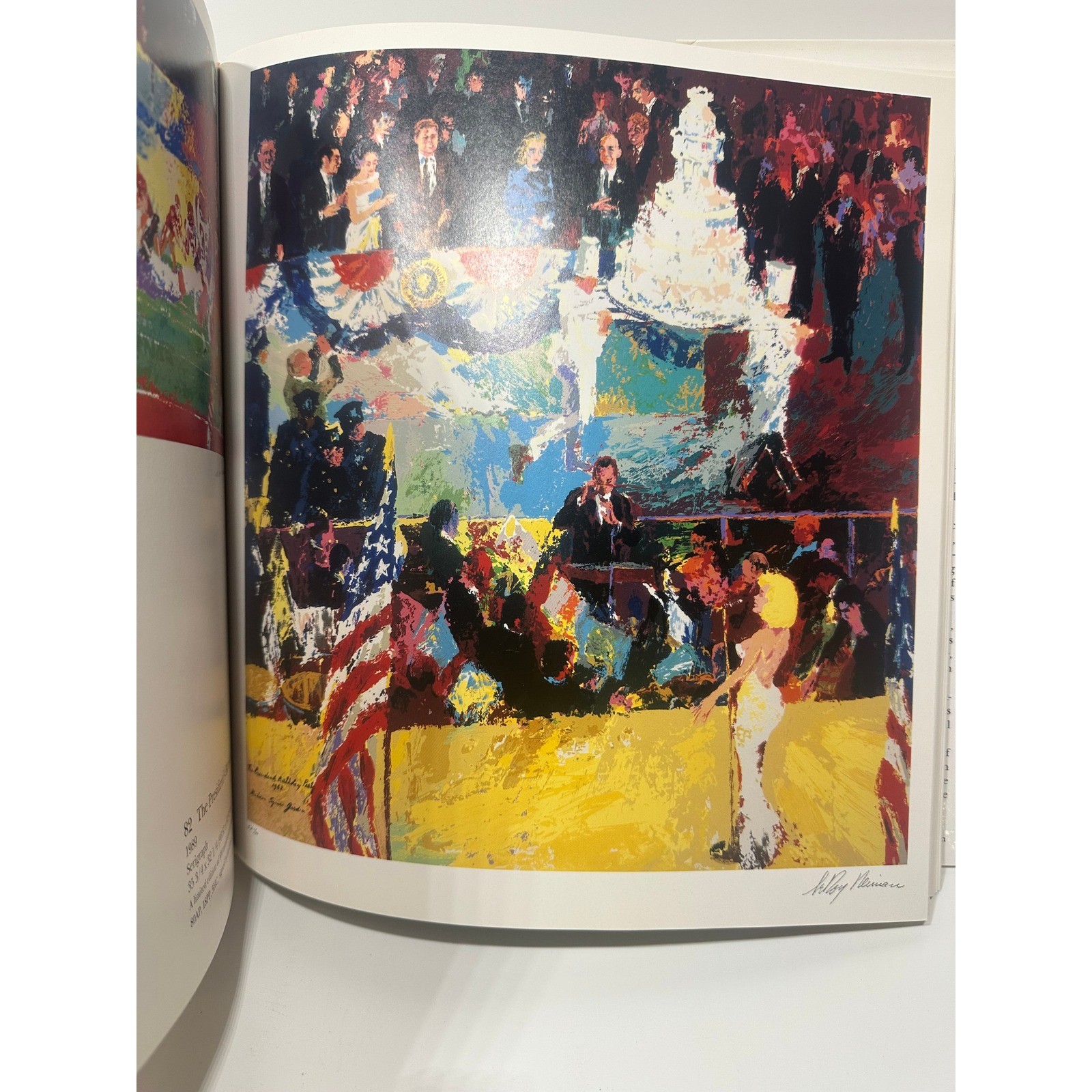 The Prints of LeRoy Neiman 1980 1990 A Catalogue Raisonne Art Book HC VG Signed