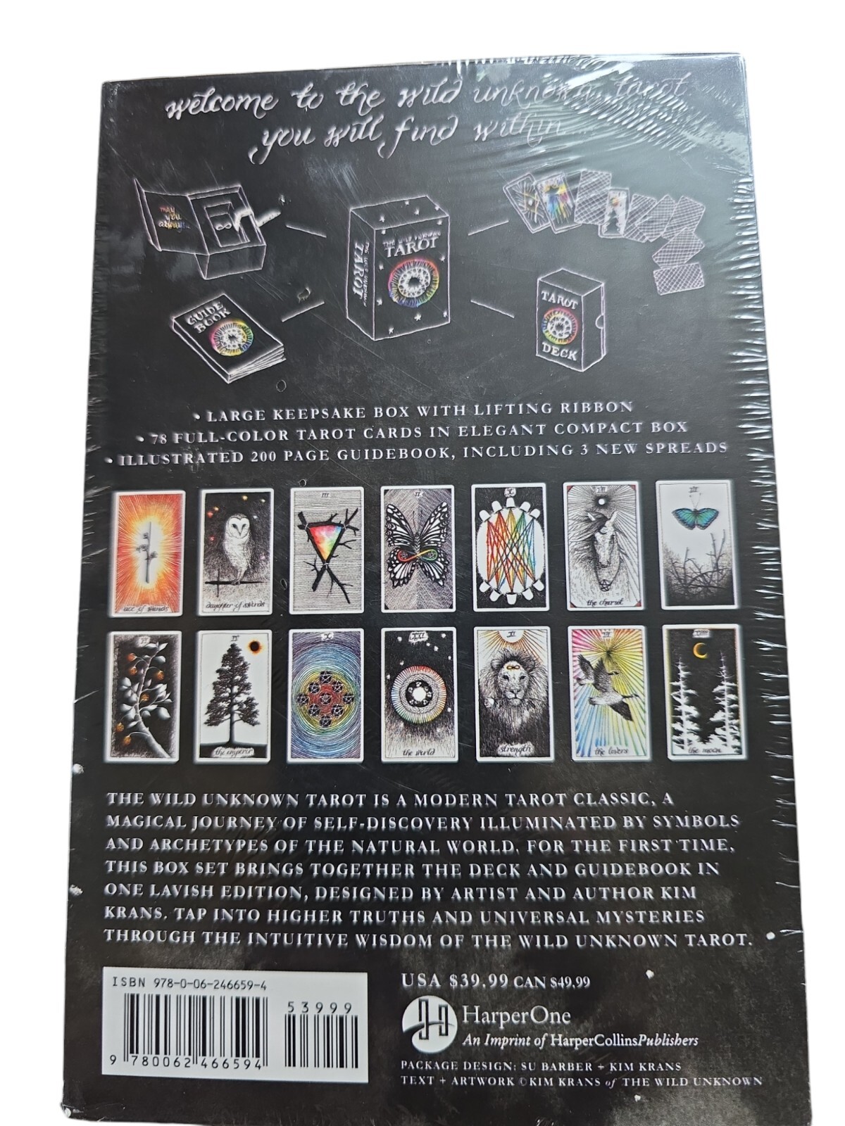 The Wild Unknown Tarot Deck and Guidebook Kim Krans New Sealed