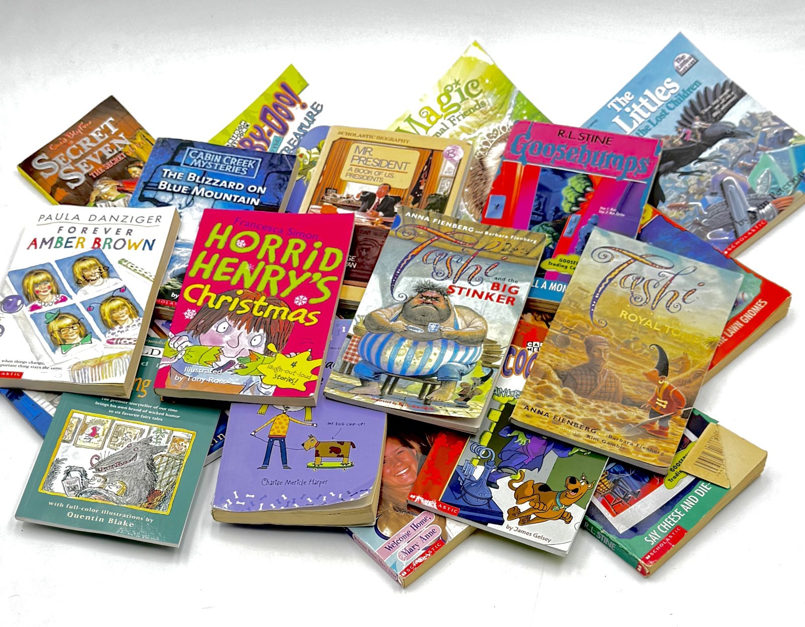 Bulk/Huge Lot of 25 Children’s Kids Chapter Books – Random – Free Shipping!