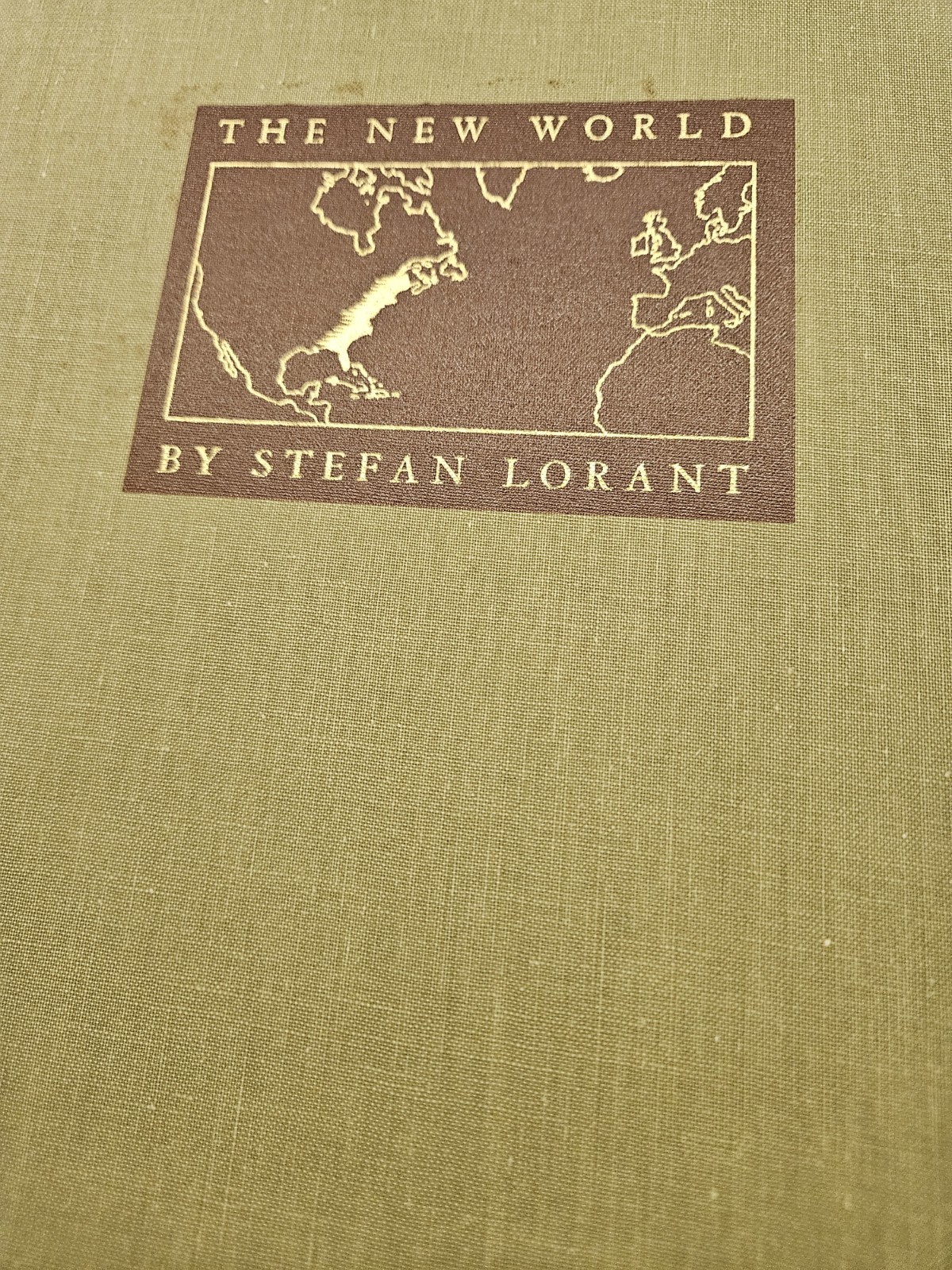 The New World: The First Pictures of America, Stefan Lorant 1965 Hardcover