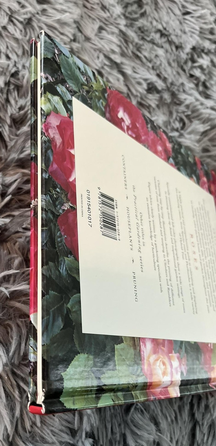 Roses David Squire Gardening Book Practical Guide Flowers Hardcover 1995 Vintage