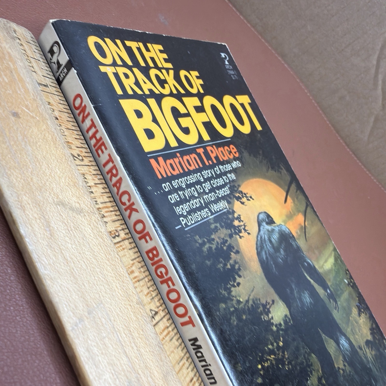 On the Track of Bigfoot by Marian T. Place Paperback 1979 Monsters Horror