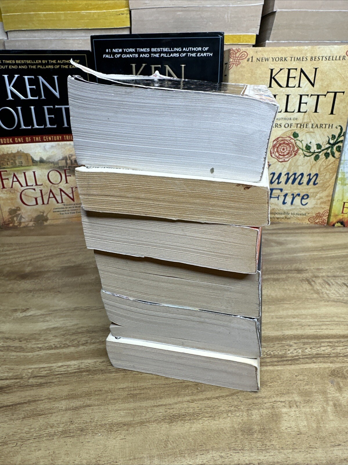 Lot of 11 Ken Follet Hardcover Paperback Books Mixed Winter World Fall Of Giants