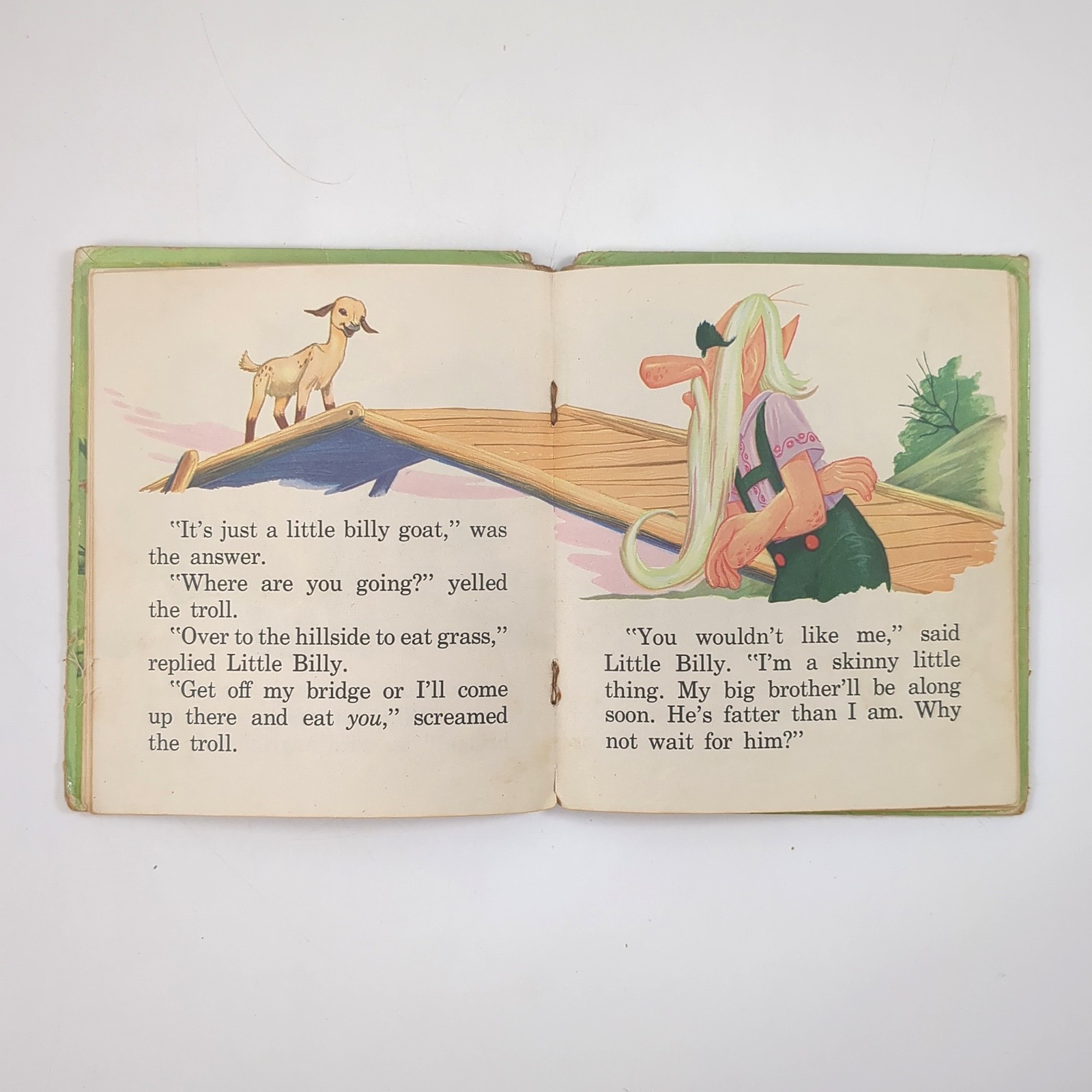 Three Billy Goats Gruff Tell A Tale Hardcover Book Lee J Ames 1954