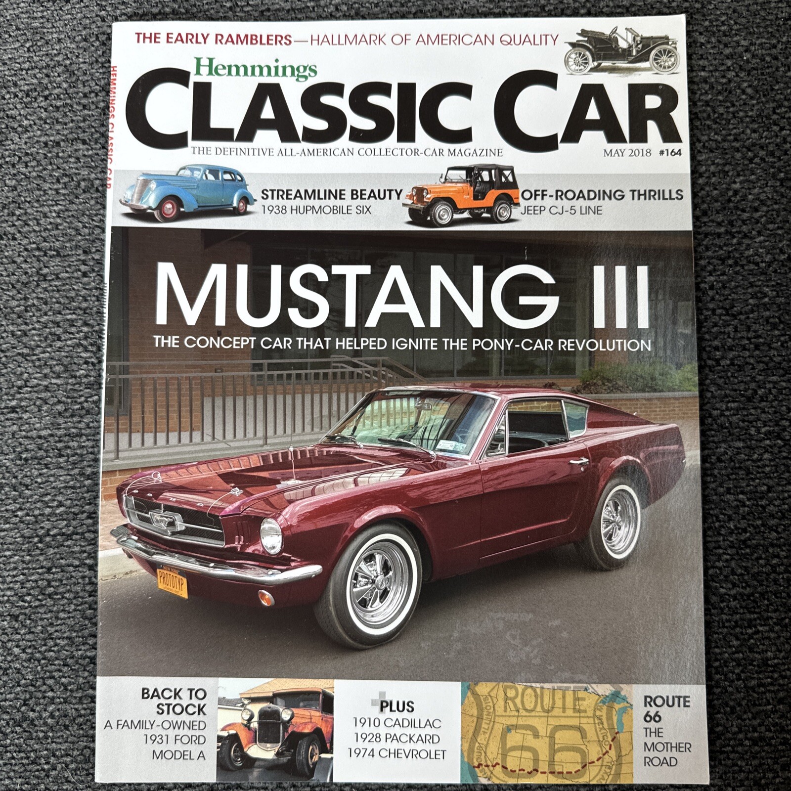 Lot/5 Hemmings Classic Car Magazines Jan, Feb, April, May, June 2018