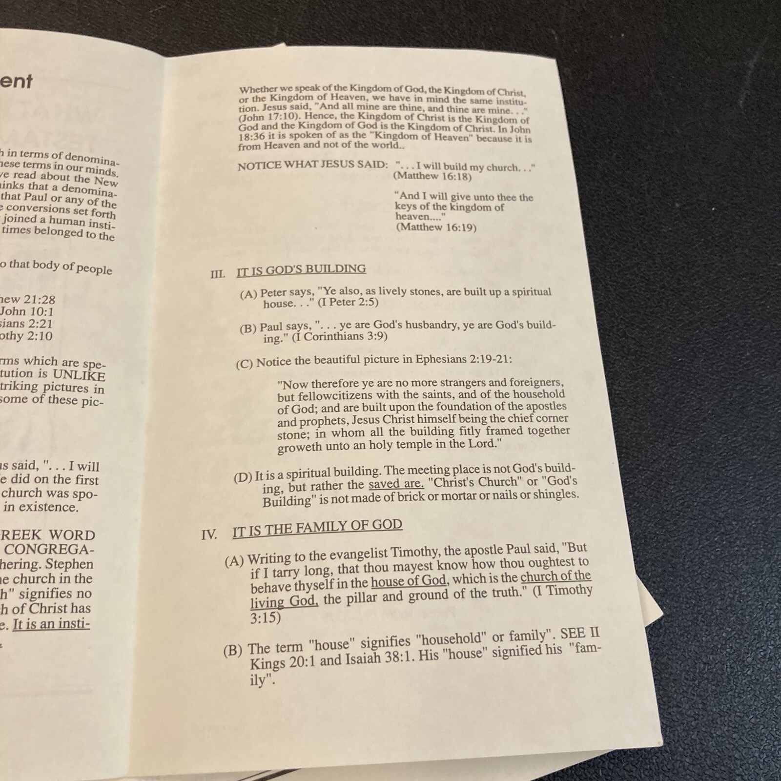 New Testament Church Nondenominational Christian Literature Blankenship Lessons