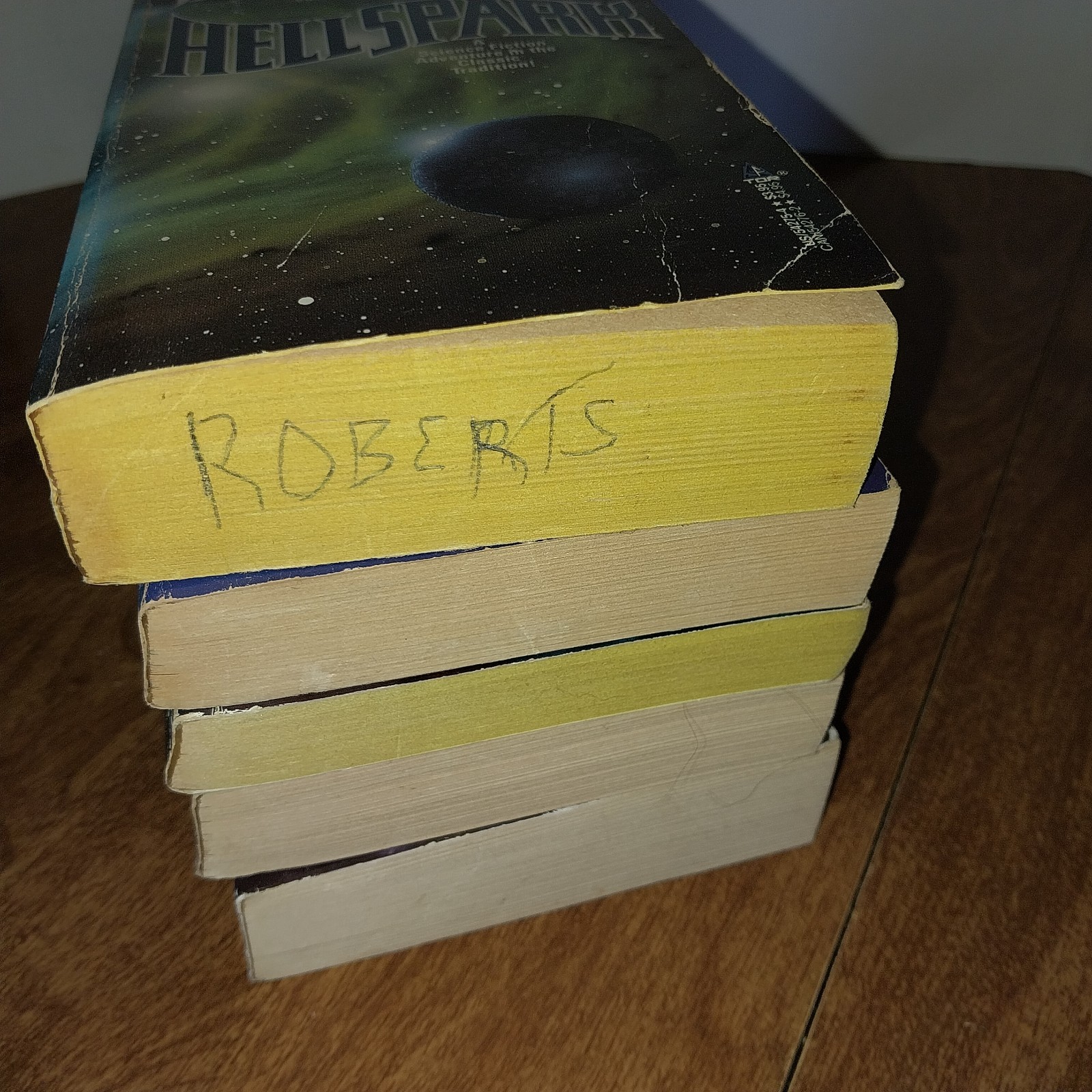 Vtg Mixed Science FictionPaperback Book Lot Of 5 Miltary/ Sci-fi