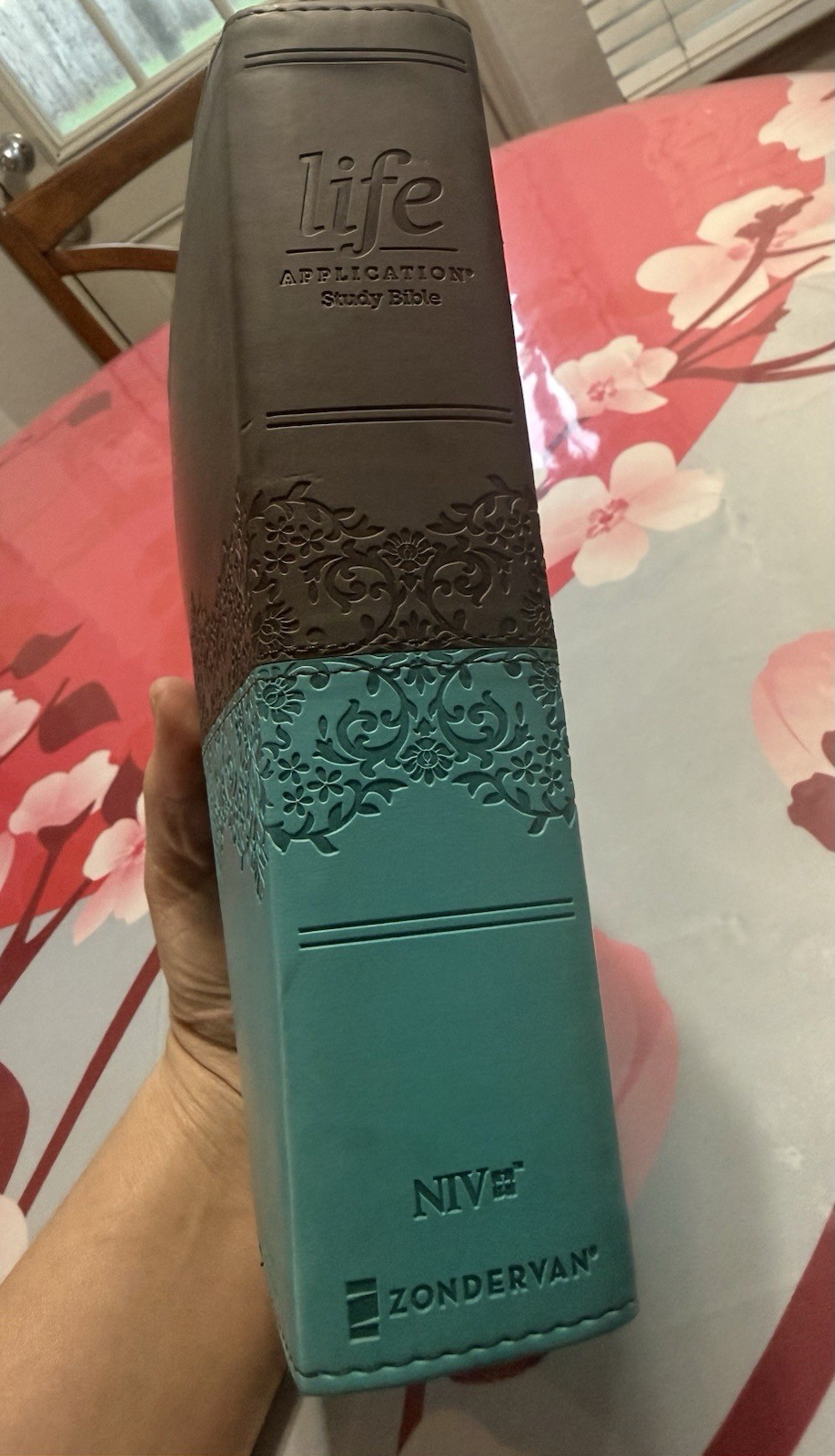NIV Life Application Study Bible 3rd Edition Zondervan Gray Teal