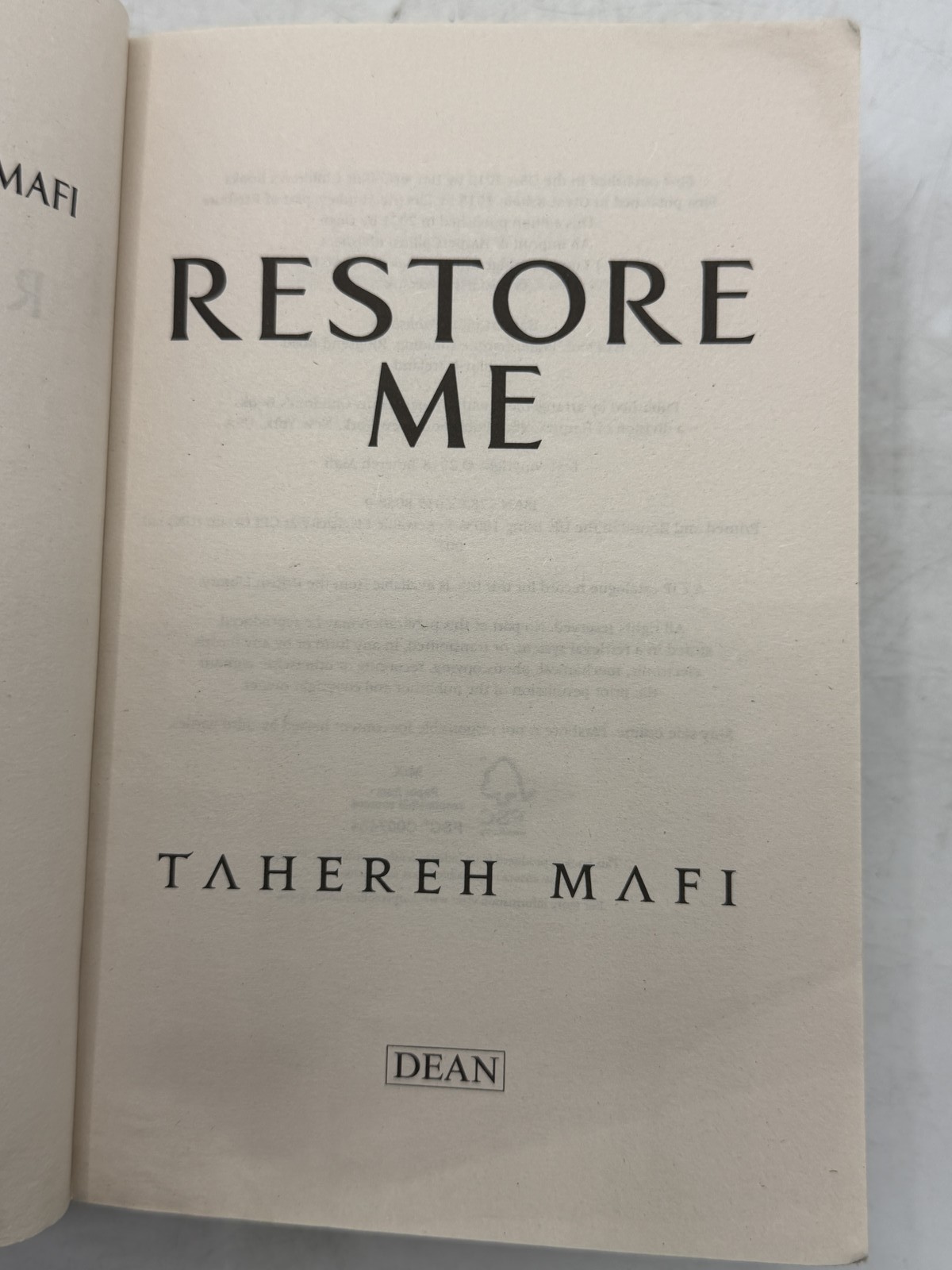 Shatter Me Series Lot of 5 Books by Tahereh Mafi Paperback 2021 Dean Edition