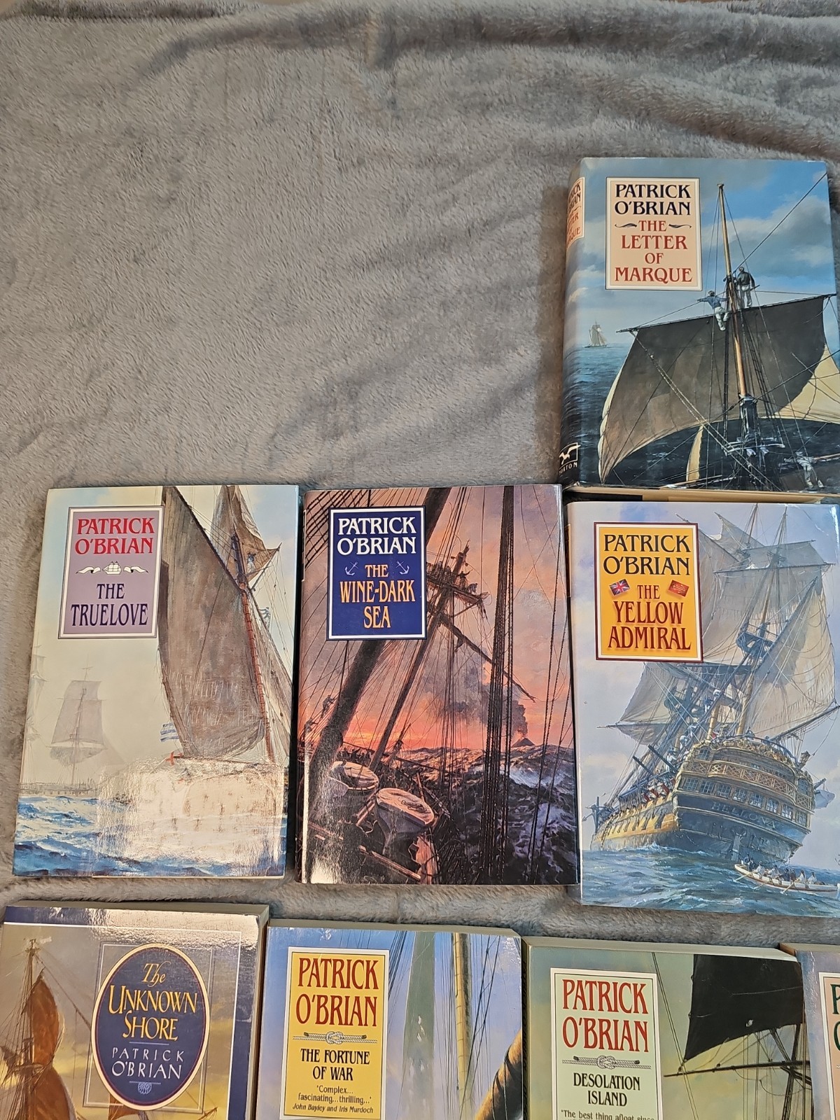 Patrick O’Brian Books lot of 17 Aubrey-Maturin Nautical Sailing British Navy