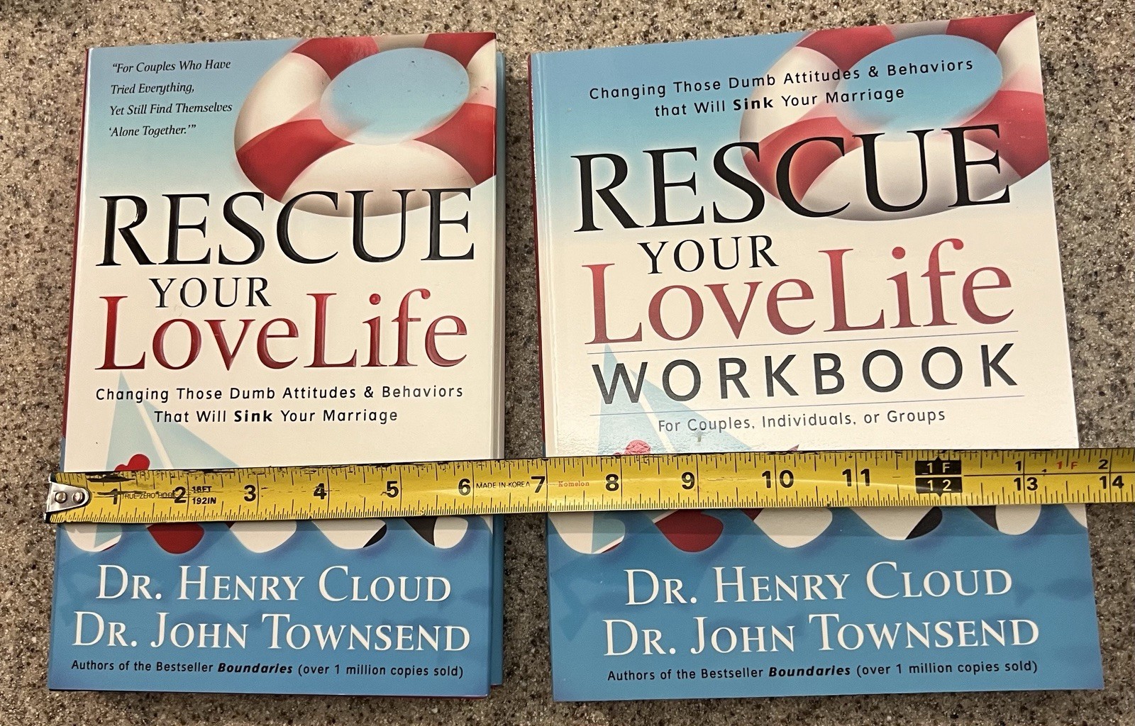 RESCUE YOUR LOVE LIFE NEW Book & Workbook Dr. Henry Cloud Dr. John Townsend