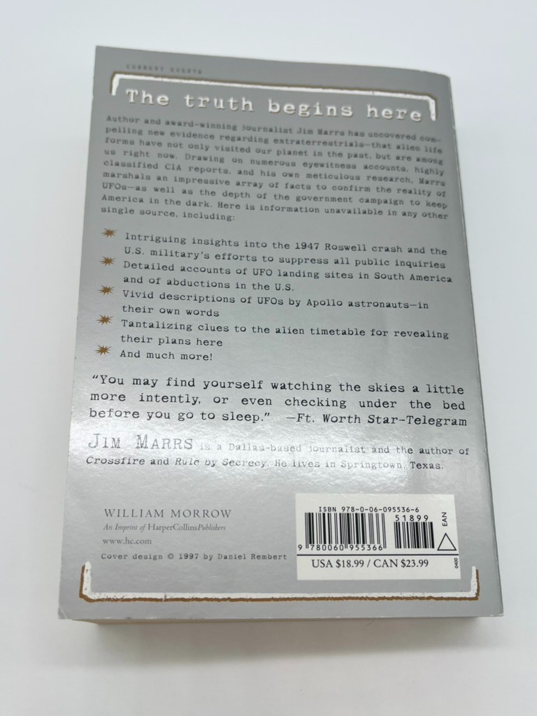 Alien Agenda – Marrs Jim | PAPERBACK | GOOD