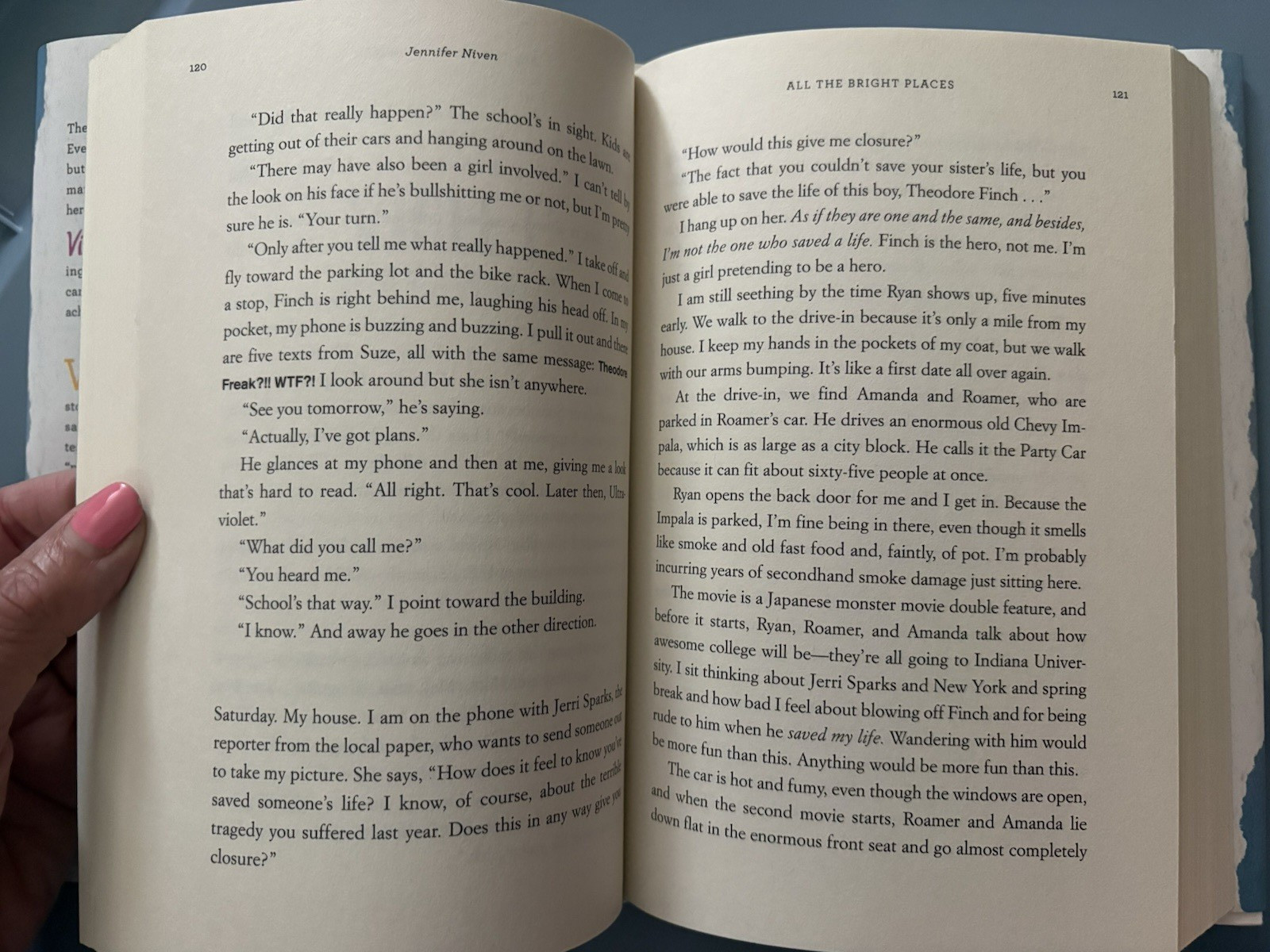 All the Bright Places by Jennifer Niven (2015, Hardcover) – Very Good