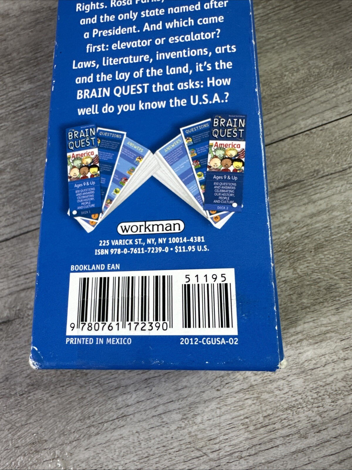 Brain Quest America : 850 Questions and Answers to Challenge the Mind….