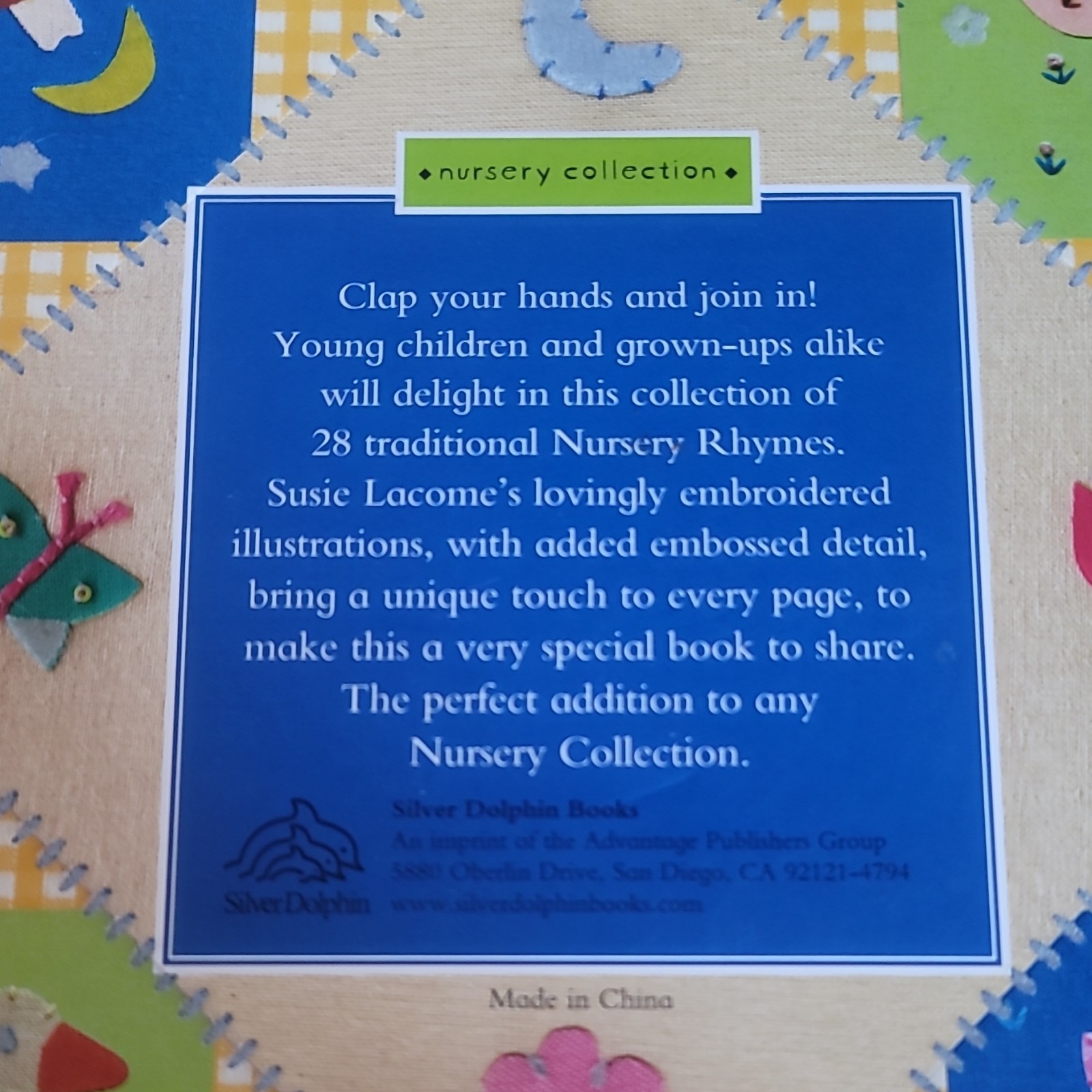 Nursery Rhymes Harwood Lacome Illustrated Hardcover Ages 4-8