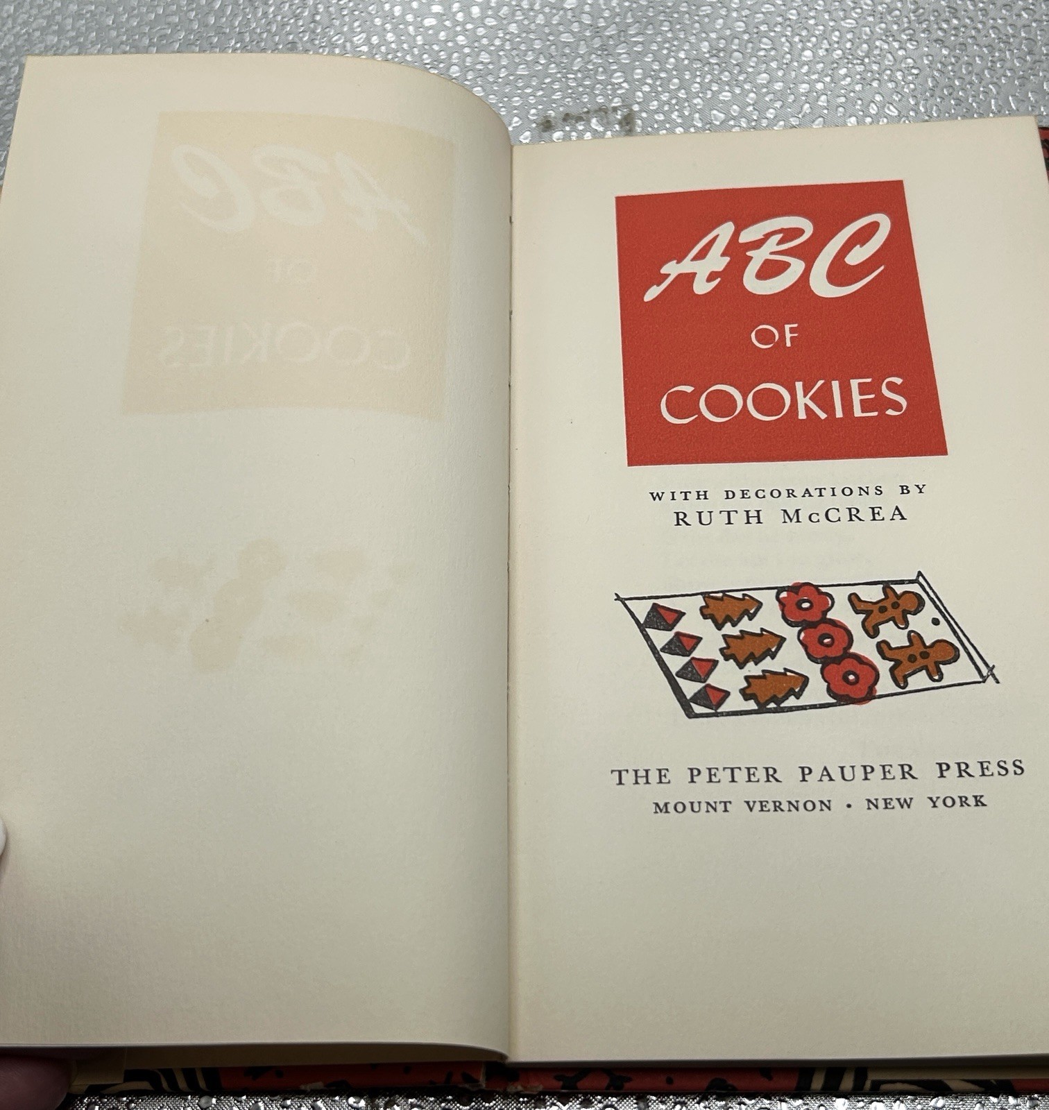 ABC of Cookies by Peter Pauper Press 1961 Hardcover Vintage Baking Book DJ