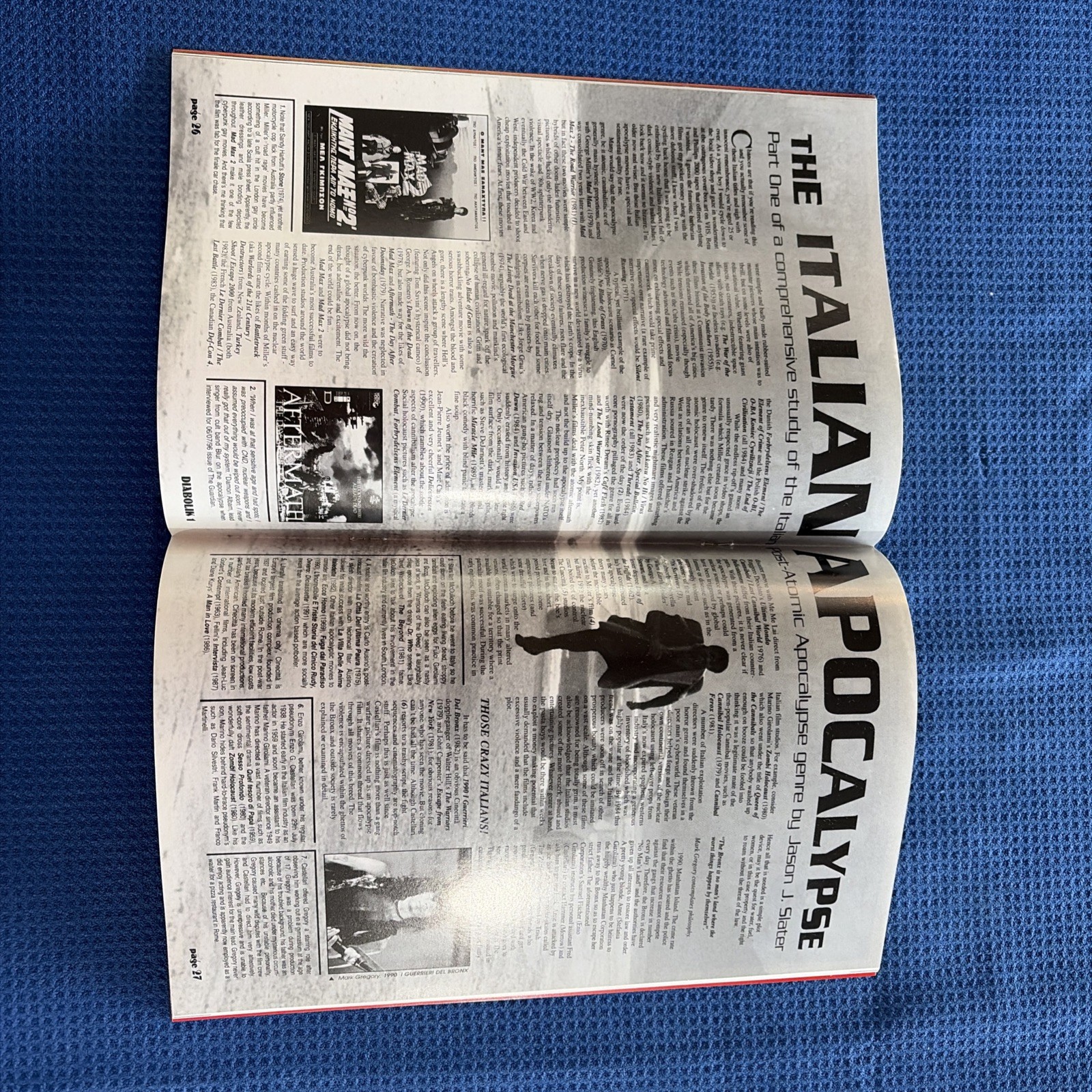 Diabolik Magazine #1 Horror Dario Argento Goblin Spaghetti Western Fab Press LB2