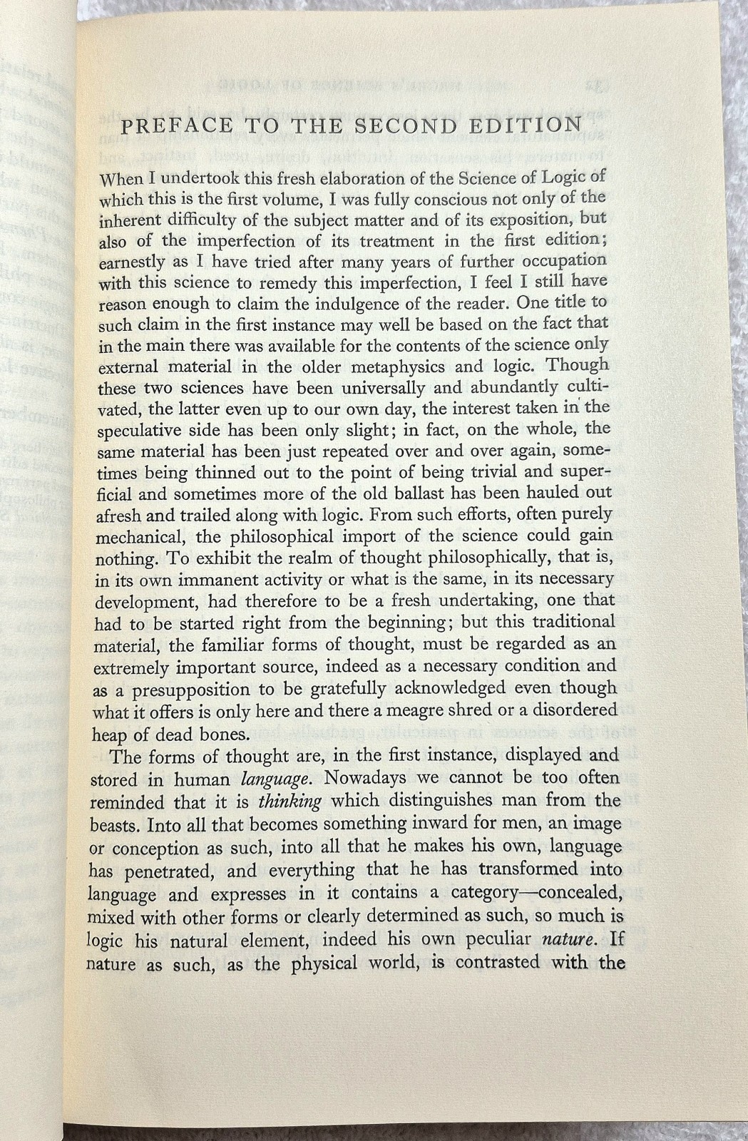 Science of Logic · Hegel (A.V. Miller · Muirhead Library · 1969) 1‑Volume Ed.