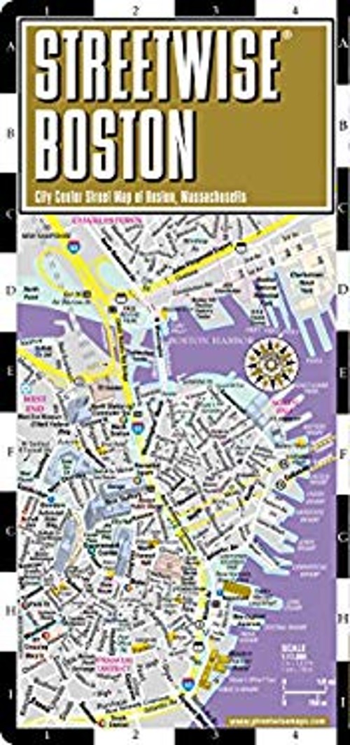 Streetwise Boston Map – Laminated City Center Street Map of Bosto