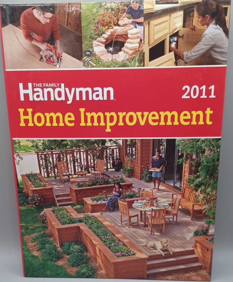 Lot of 3 Family Handyman Home Improvement Books HC 2010 2011 2013 188 Pages