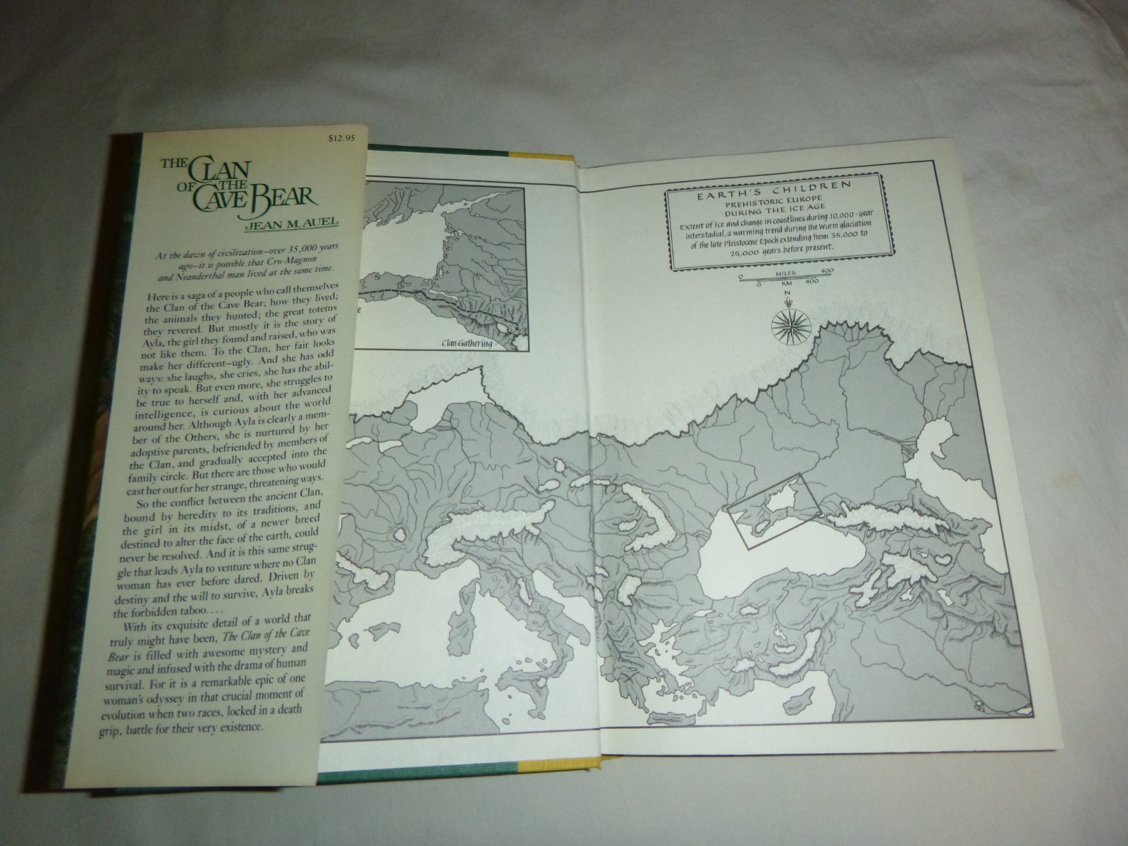 The Clan of the Cave Bear – 1st Ed. /1st Printing Jean M. Auel 1980 HC SIGNED
