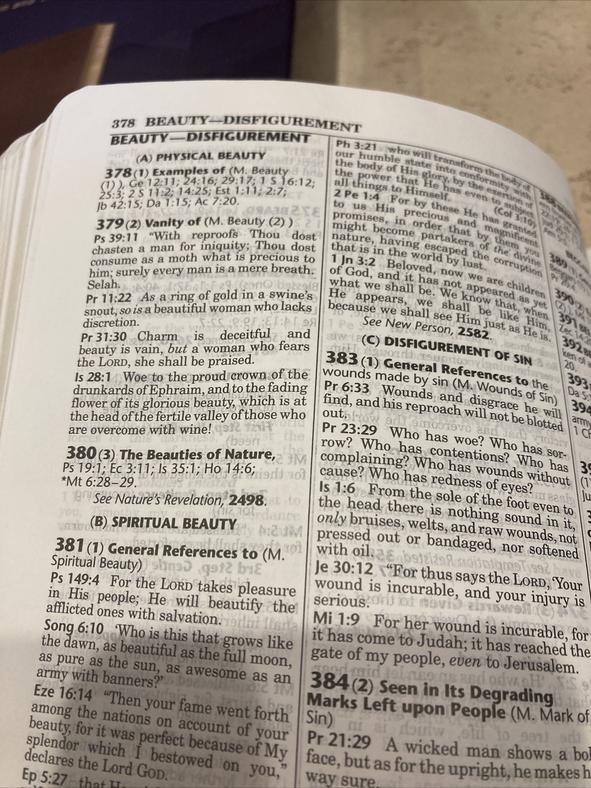 NASB Thompson Chain-Reference Bible Leathersoft Brown Red Letter 1977 Text INDEX