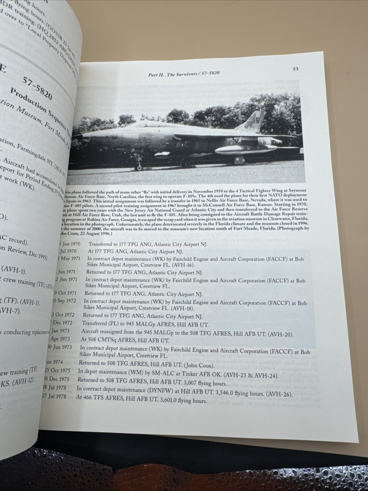 F-105 THUNDERCHIEFS: A 29-YEAR ILLUSTRATED OPERATIONAL HISTORY W Howard Plunkett