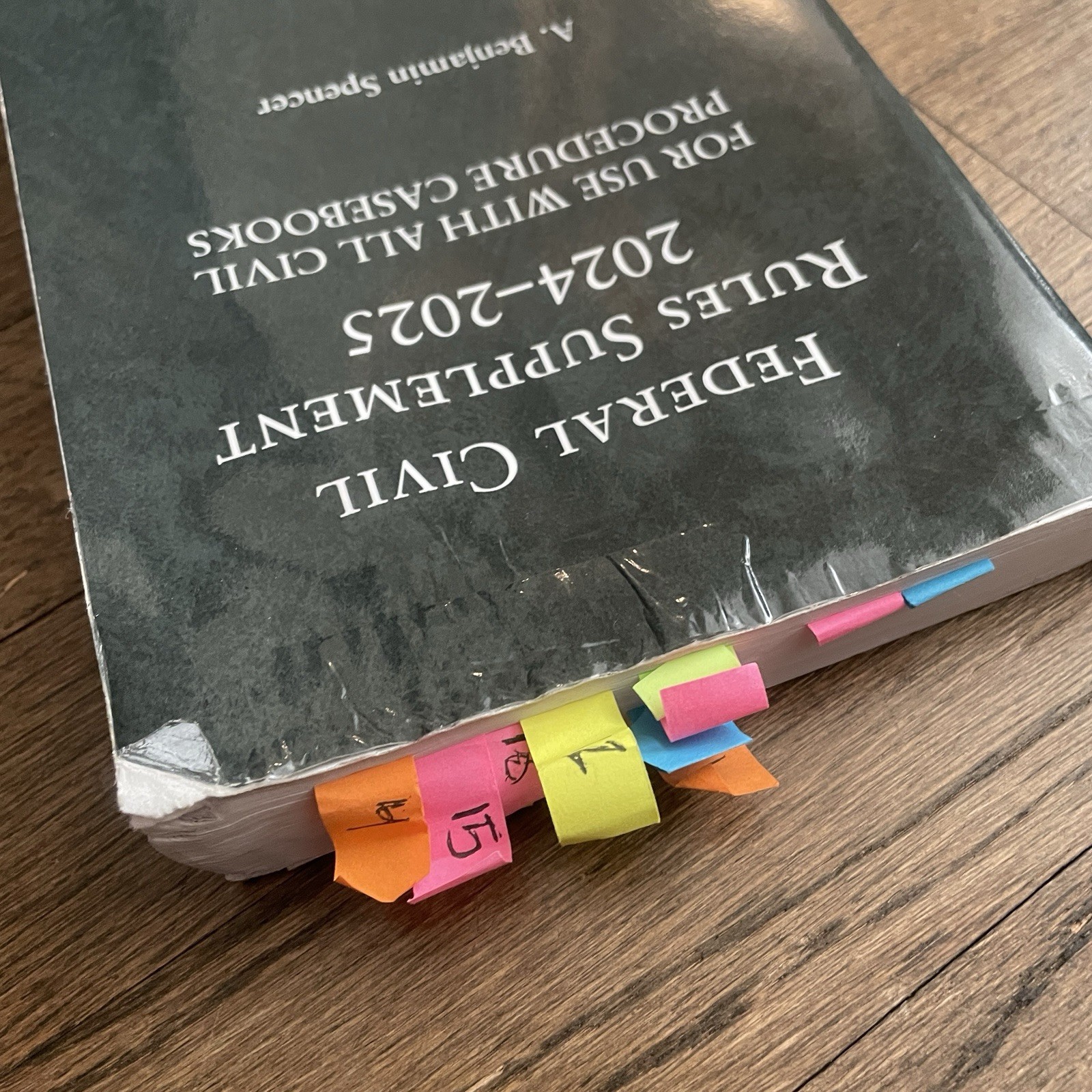 Federal Civil Rules Supplement 2024-2025 West Academic Benjamin Spencer