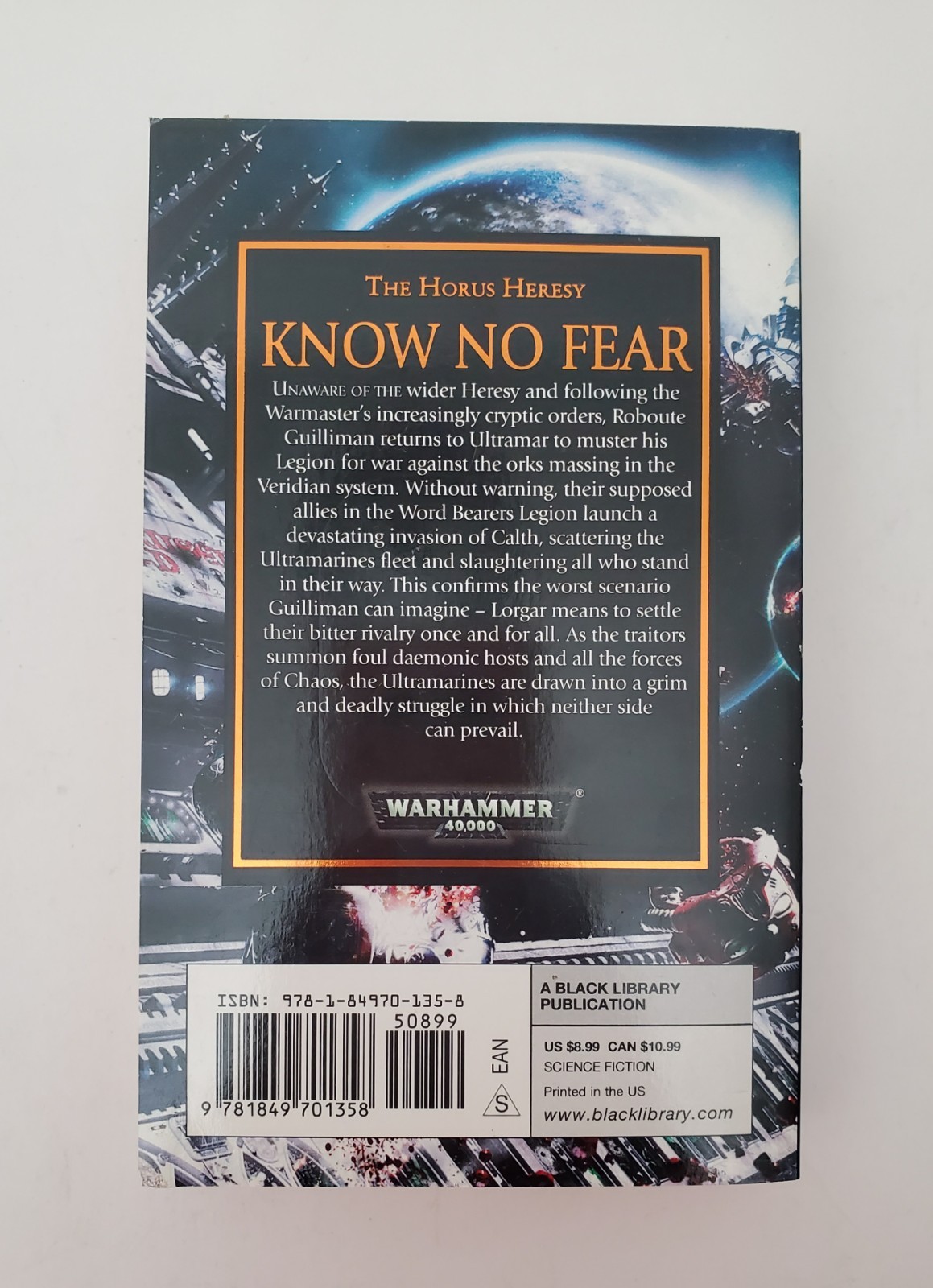 Warhammer 40K Horus Heresy #19 Know No Fear Dan Abnett MMPB 2012 Black Library