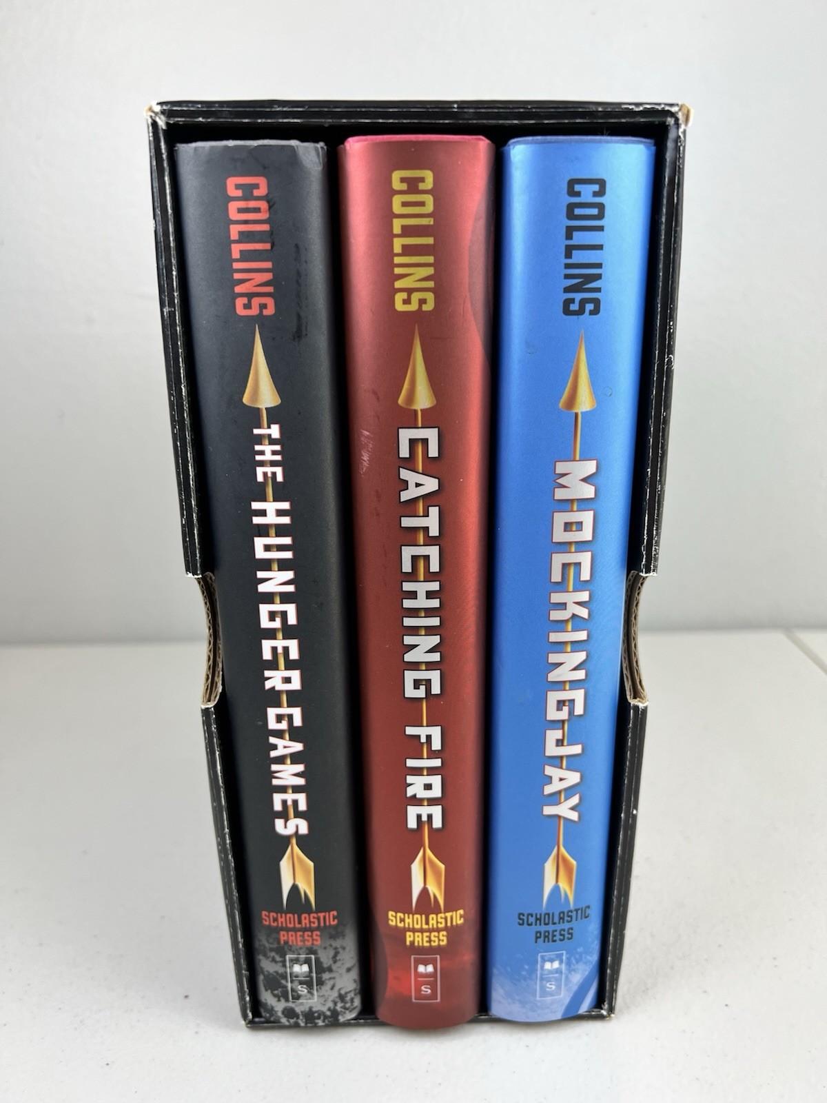 The Hunger Games Trilogy Box Set (3) 1st Edition Hardcover Suzanne Collins 2008