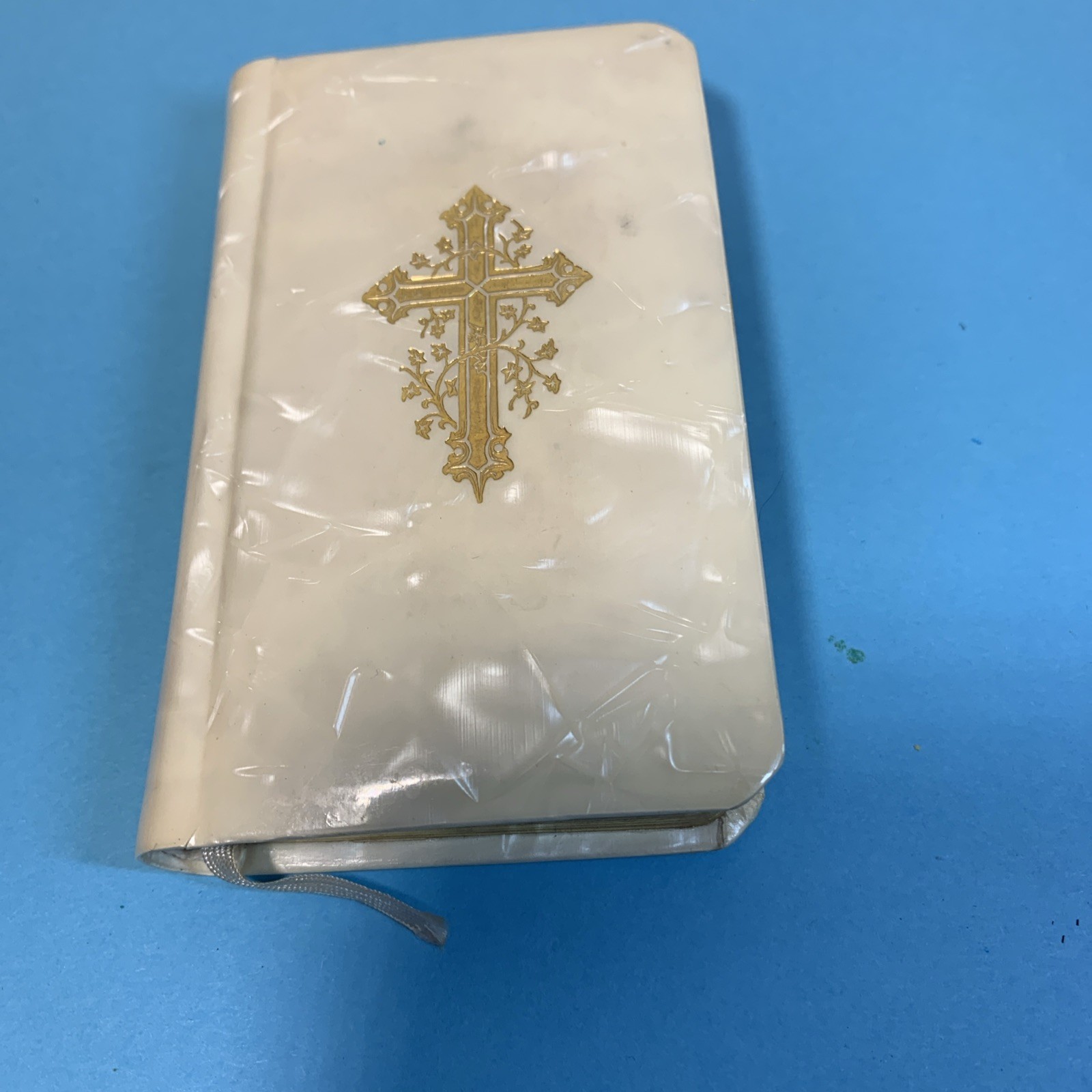 Vintage Mother of Pearl “Manual of Catholic Devotions”Regina Press 1957.