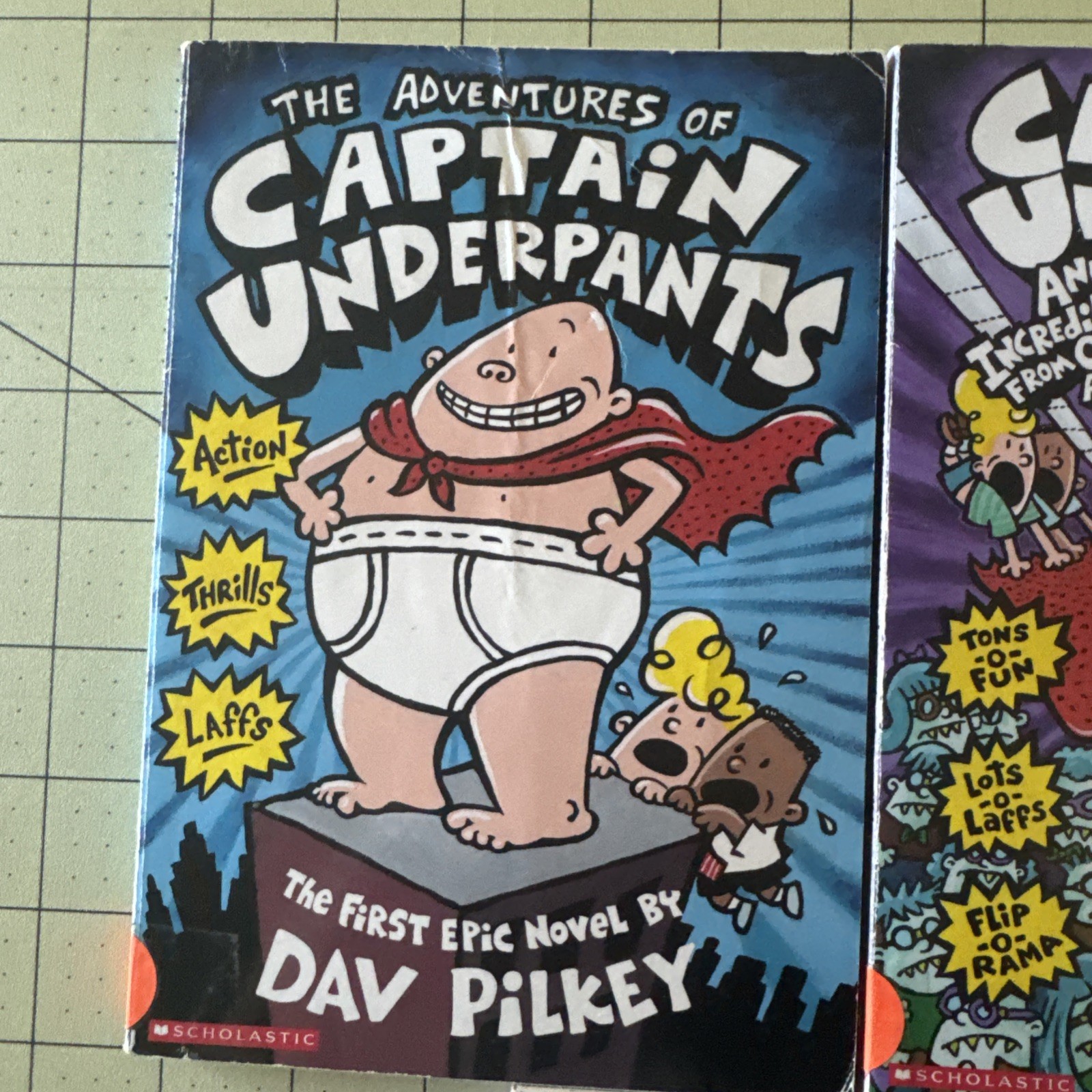 Set of 5 Captain Underpants Books Paperback Lot Pilkey Booger Boy Wedgie Ladies