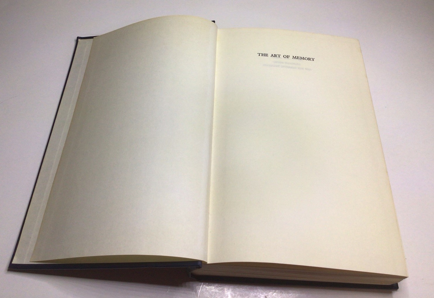 The Art Of Memory Frances A Yates 1966 Hardcover Dust Jacket