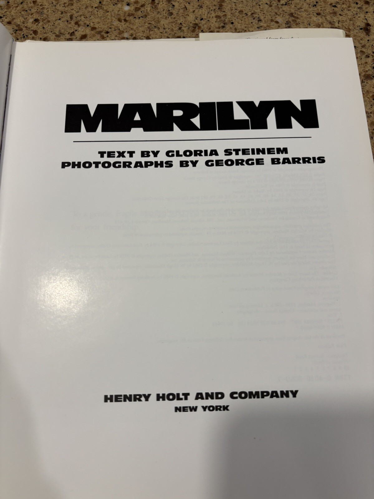 MARILYN: A BIOGRAPHY HARDCOVER 1973 FIRST PRINTING. Marilyn Norma Jeane Lot