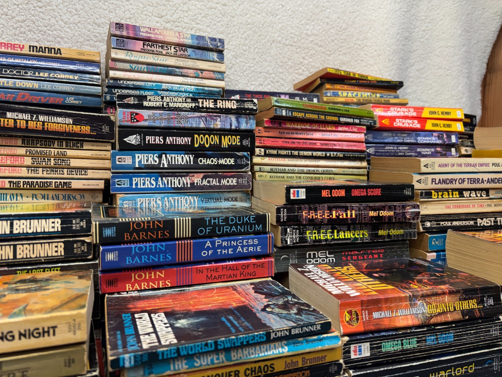 Bulk Science Fiction Fantasy Paperback Books Lot of 25 Different Mostly Vintage